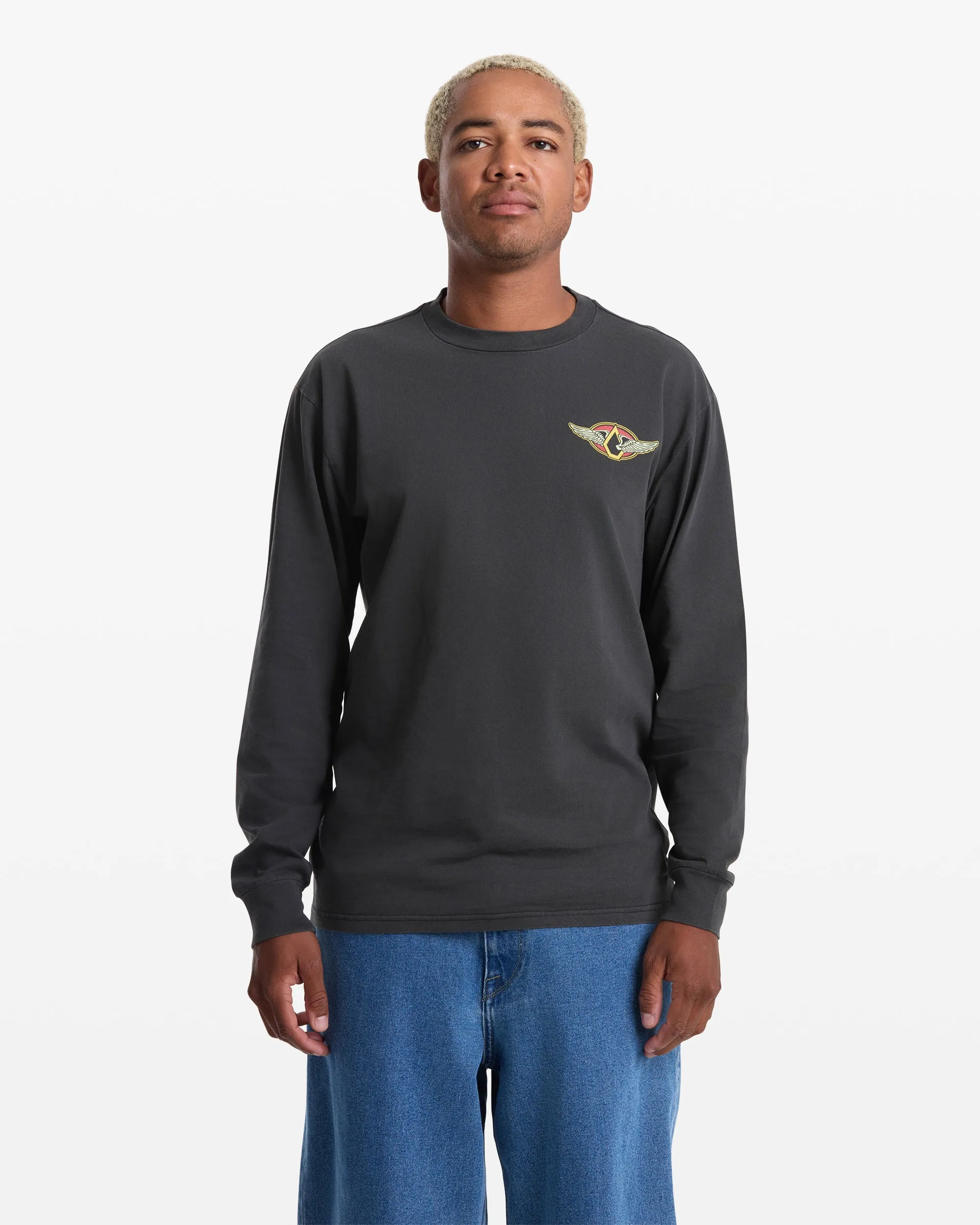 Men's Wing It Long Sleeve Tee sold by Volcom product image thumbnail 5