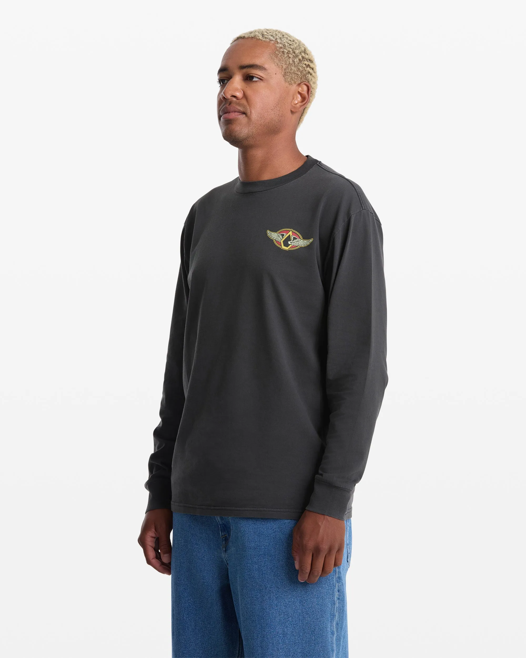 Men's Wing It Long Sleeve Tee sold by Volcom product image thumbnail 2