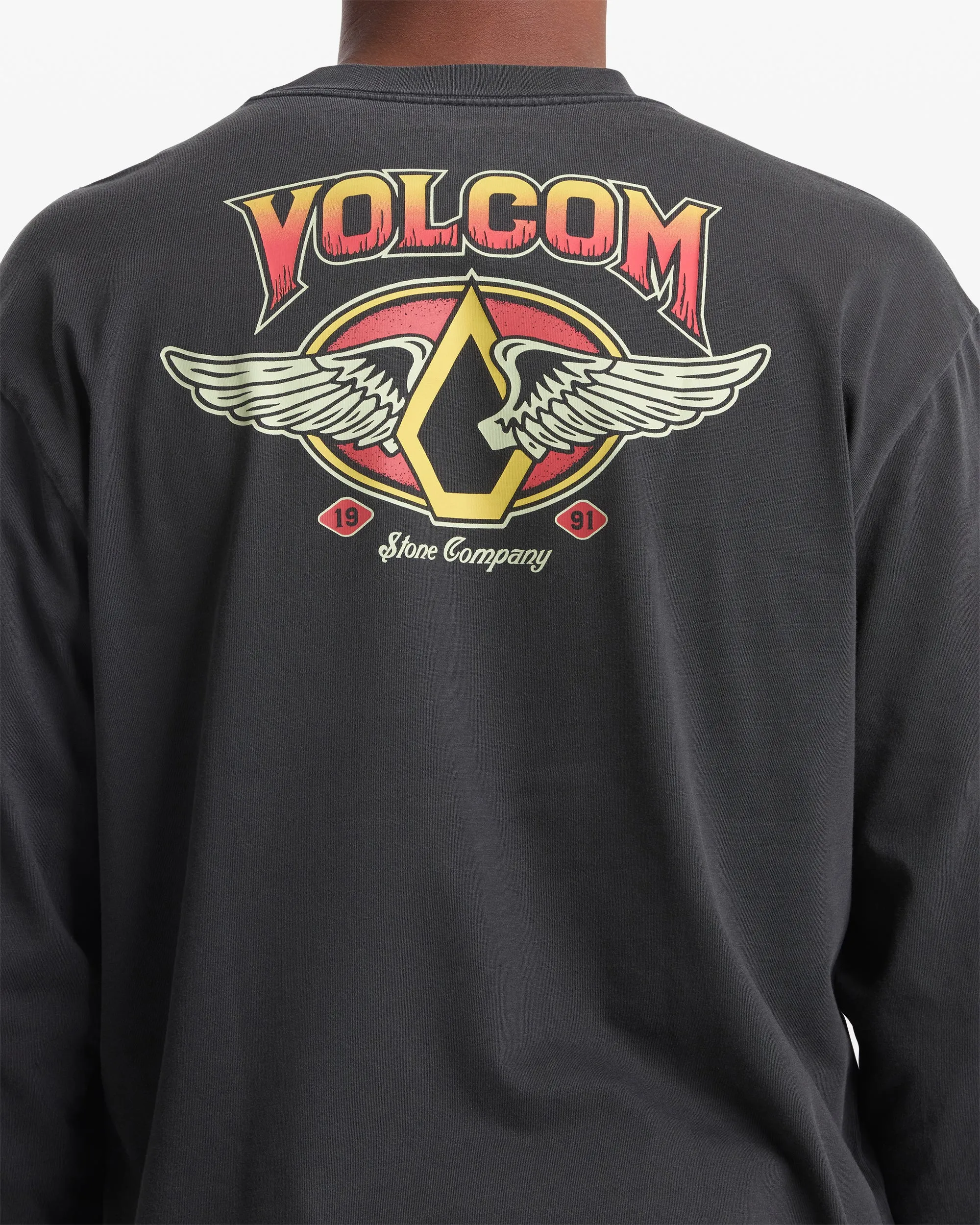 Men's Wing It Long Sleeve Tee sold by Volcom product image thumbnail 3