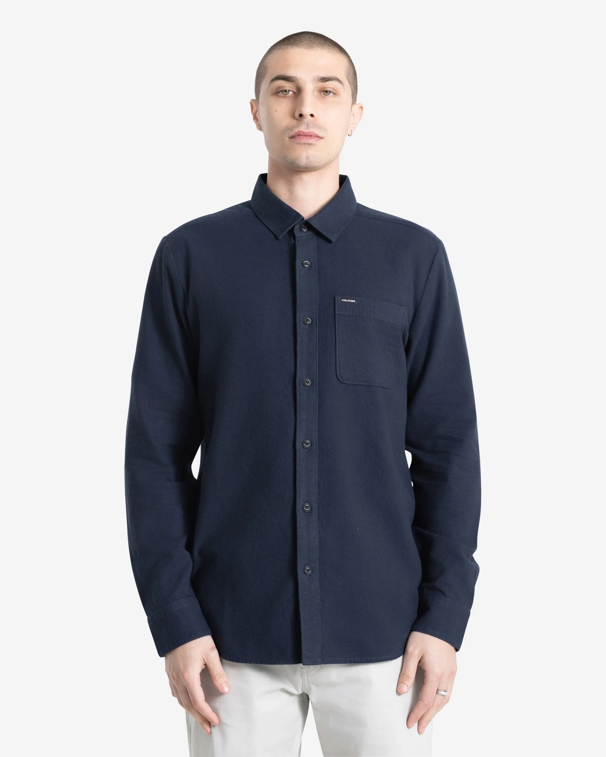 Men's Caden Solid Long Sleeve Shirt sold by Volcom product image thumbnail 2