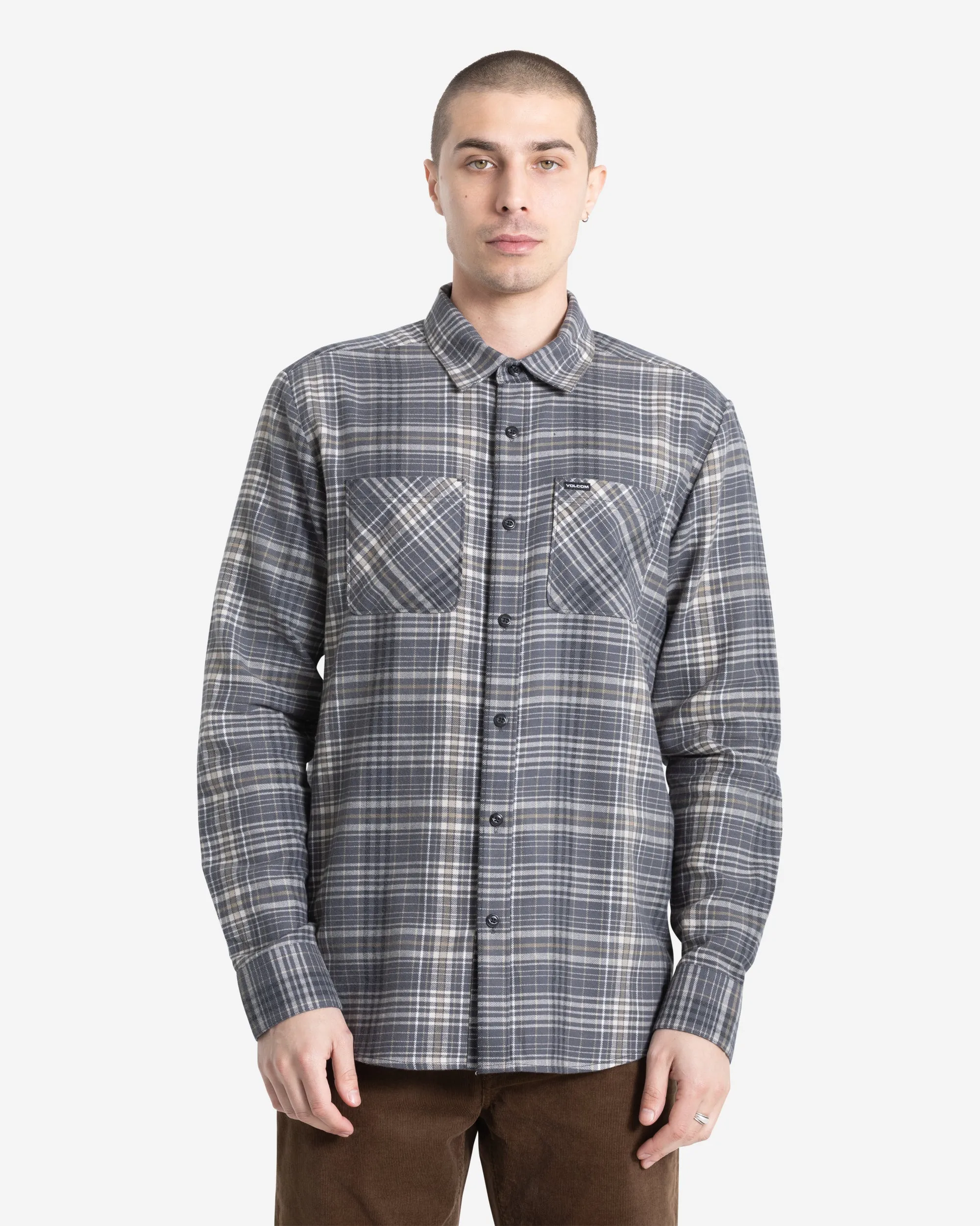 Men's Netastone Flannel Long Sleeve Shirt sold by Volcom product image thumbnail 2