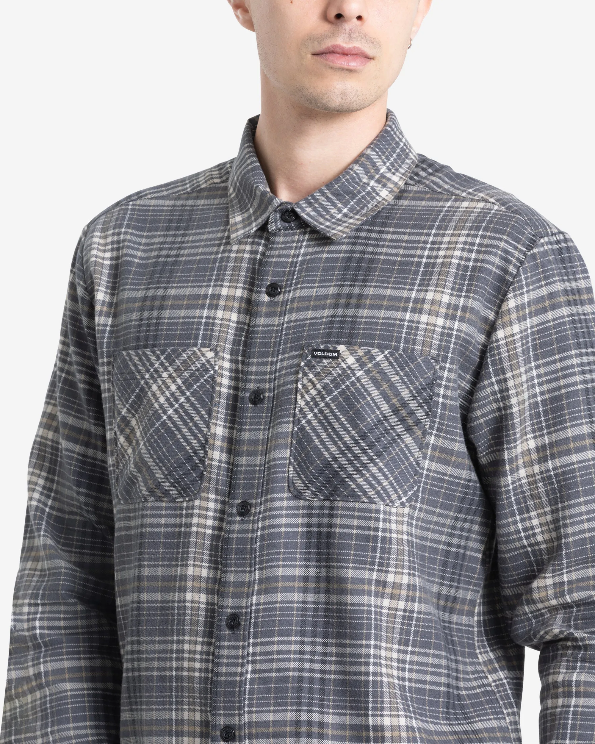 Men's Netastone Flannel Long Sleeve Shirt sold by Volcom product image thumbnail 4