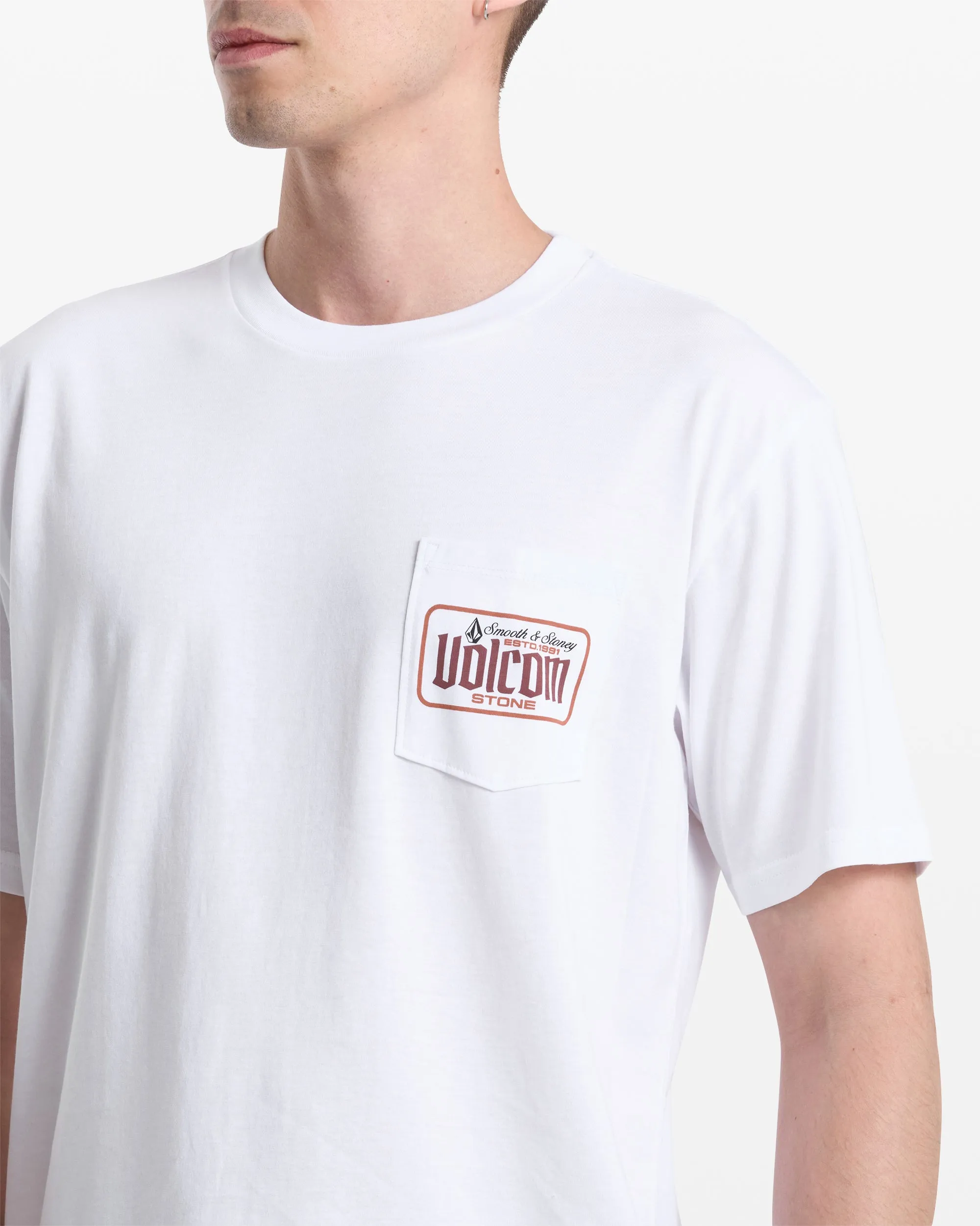 Men's Single Barrel Pocket Short Sleeve Tee sold by Volcom product image thumbnail 4