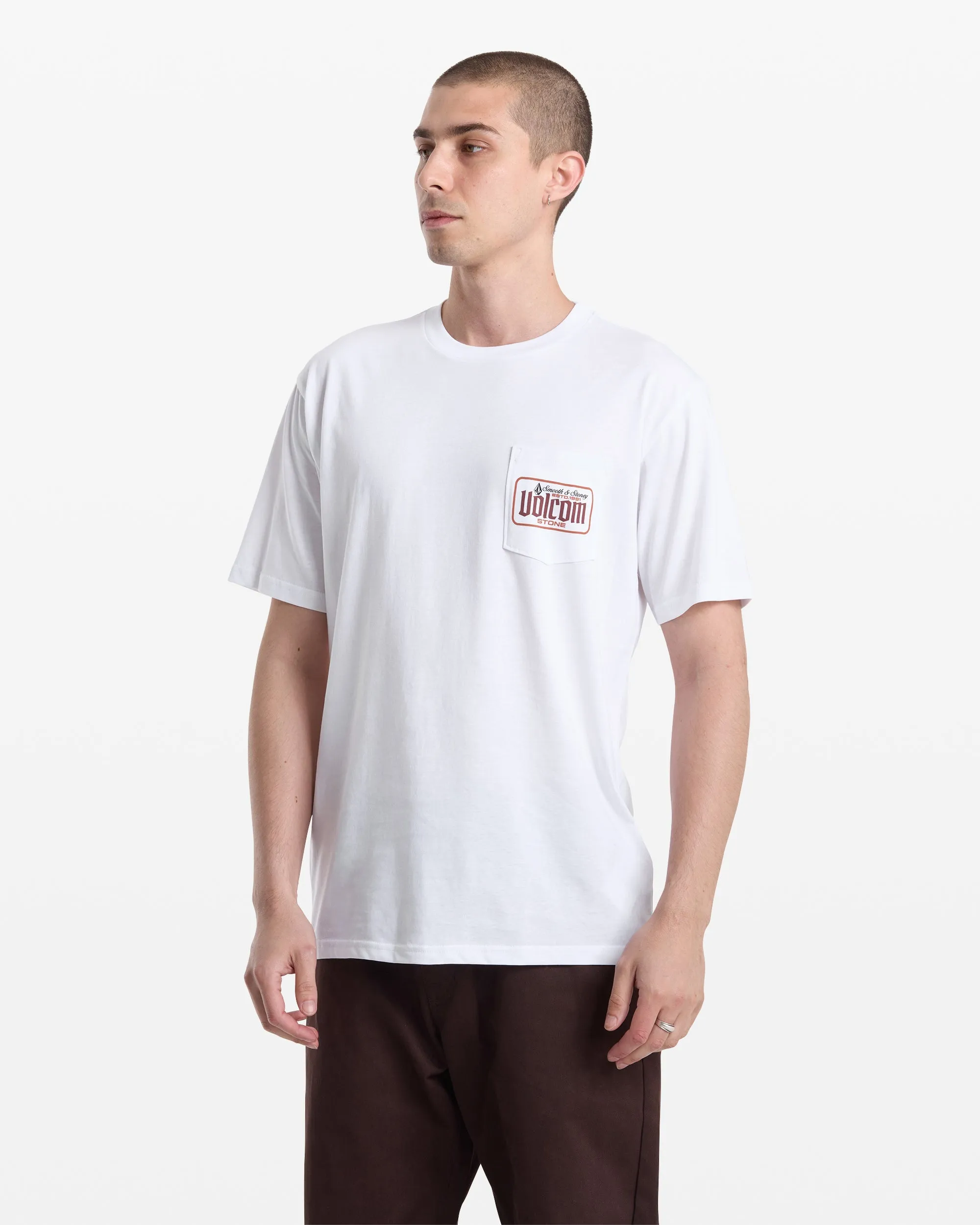 Men's Single Barrel Pocket Short Sleeve Tee sold by Volcom product image thumbnail 2