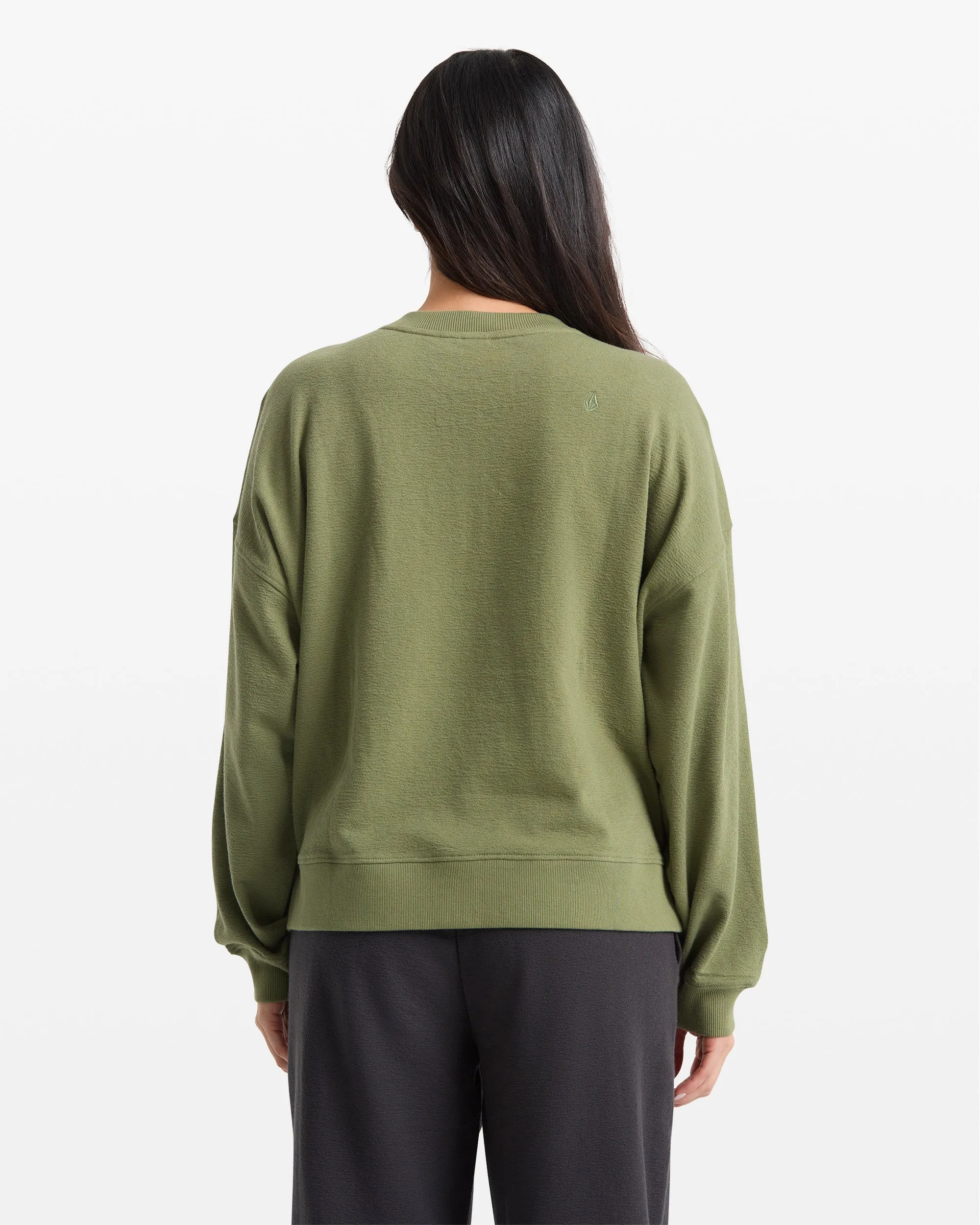 Women's Lived In Fleece Henley sold by Volcom product image thumbnail 2