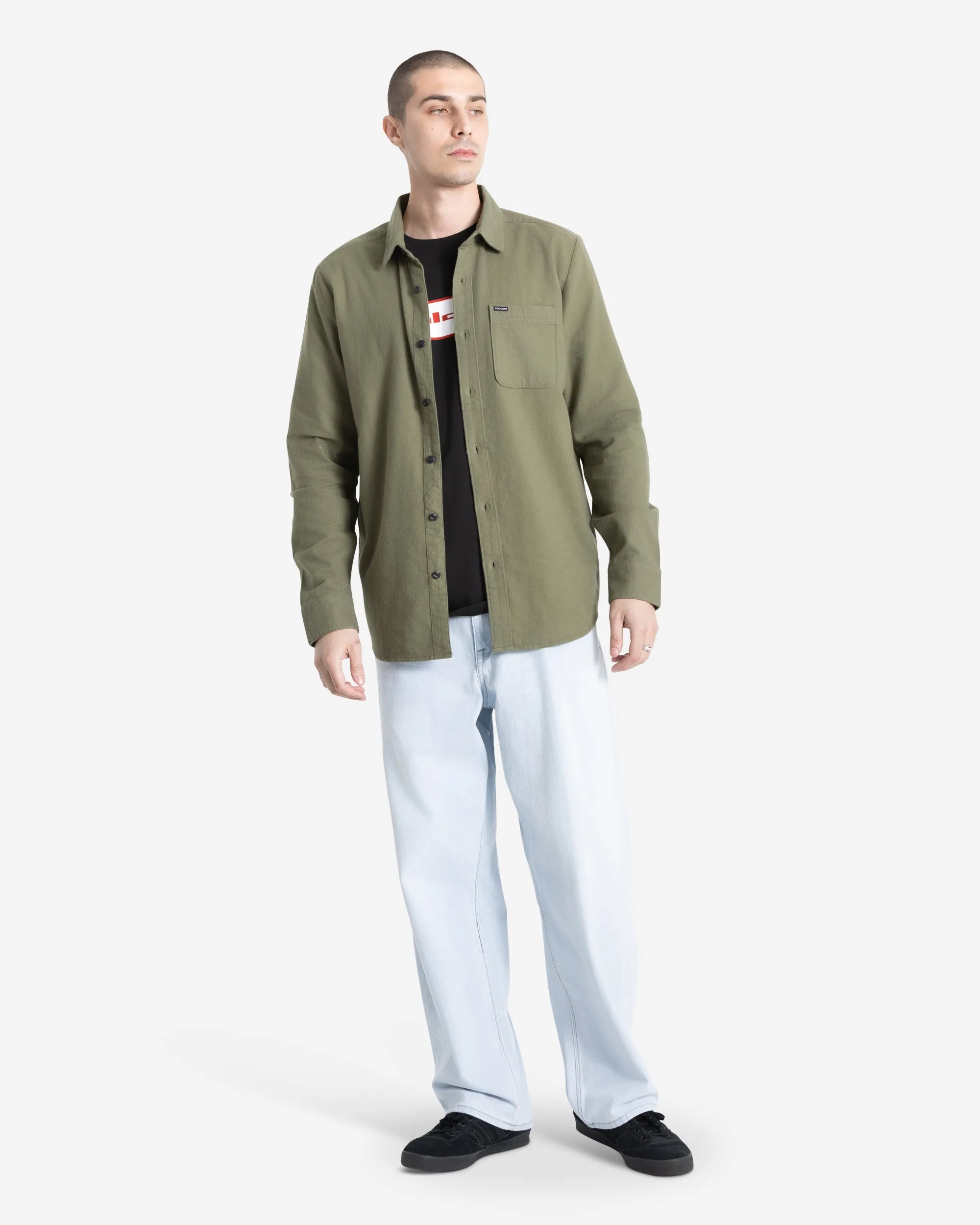 Men's Levelstone Long Sleeve Shirt sold by Volcom product image thumbnail 4