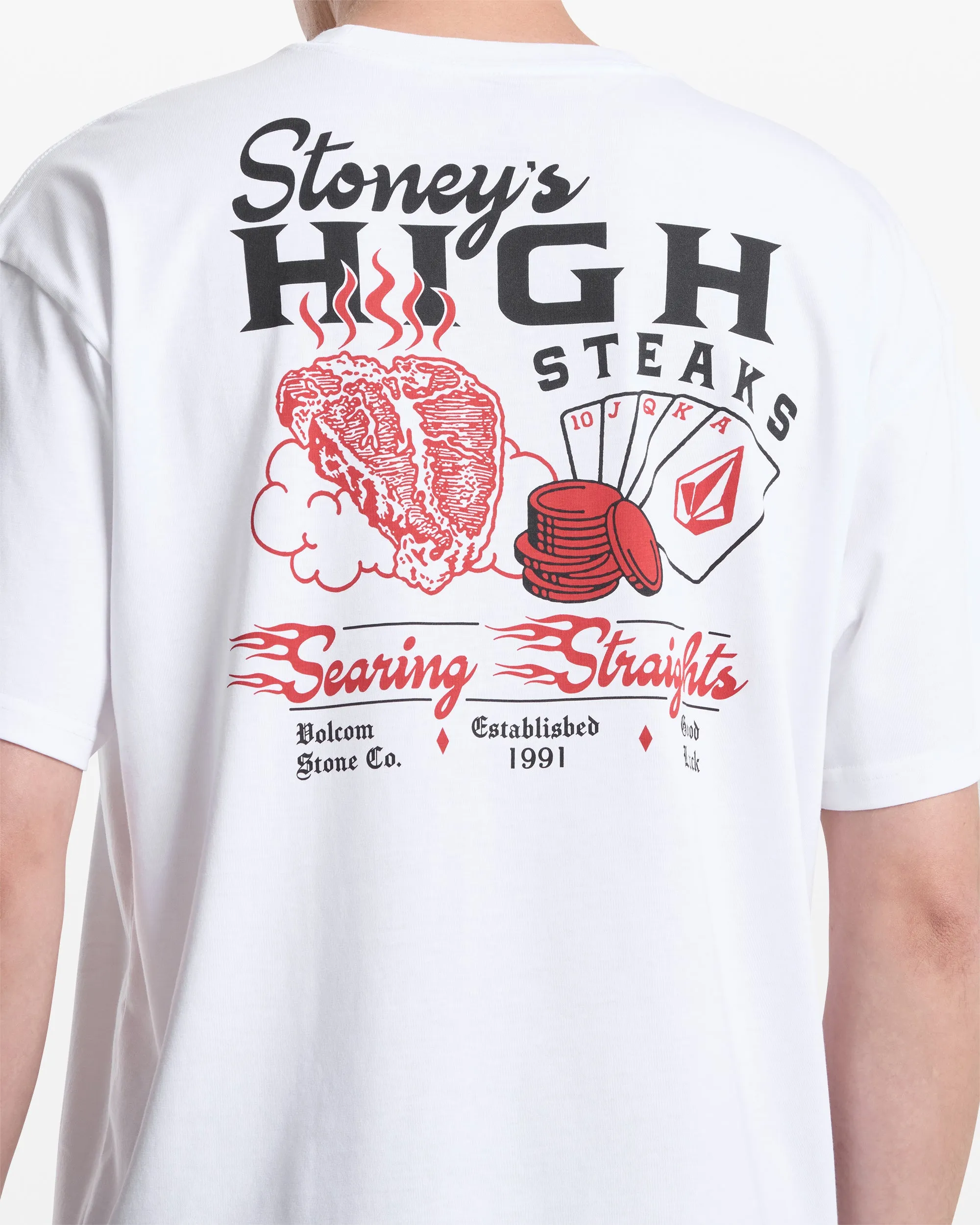 Men's High Steaks Short Sleeve Tee sold by Volcom product image thumbnail 4