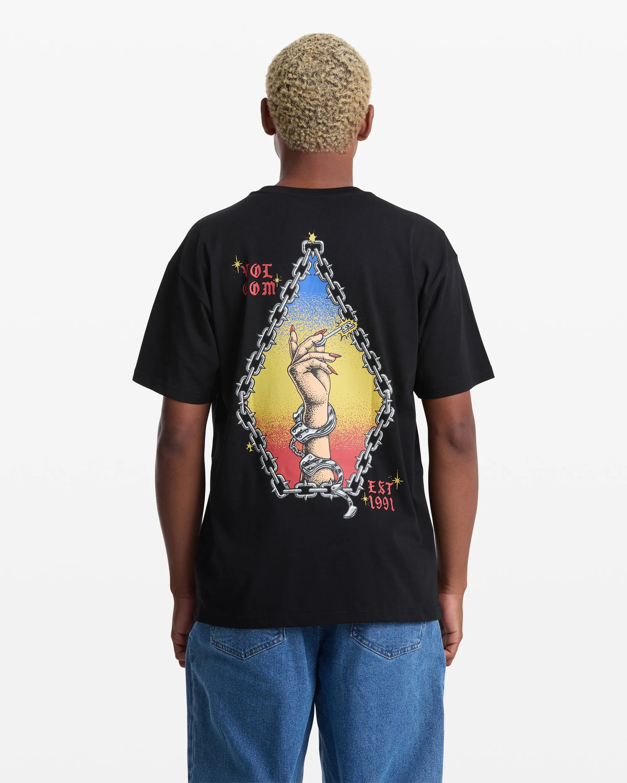 Men's Featured Artist Daniel Shepard Unlocked Short Sleeve Tee sold by Volcom product image thumbnail 2