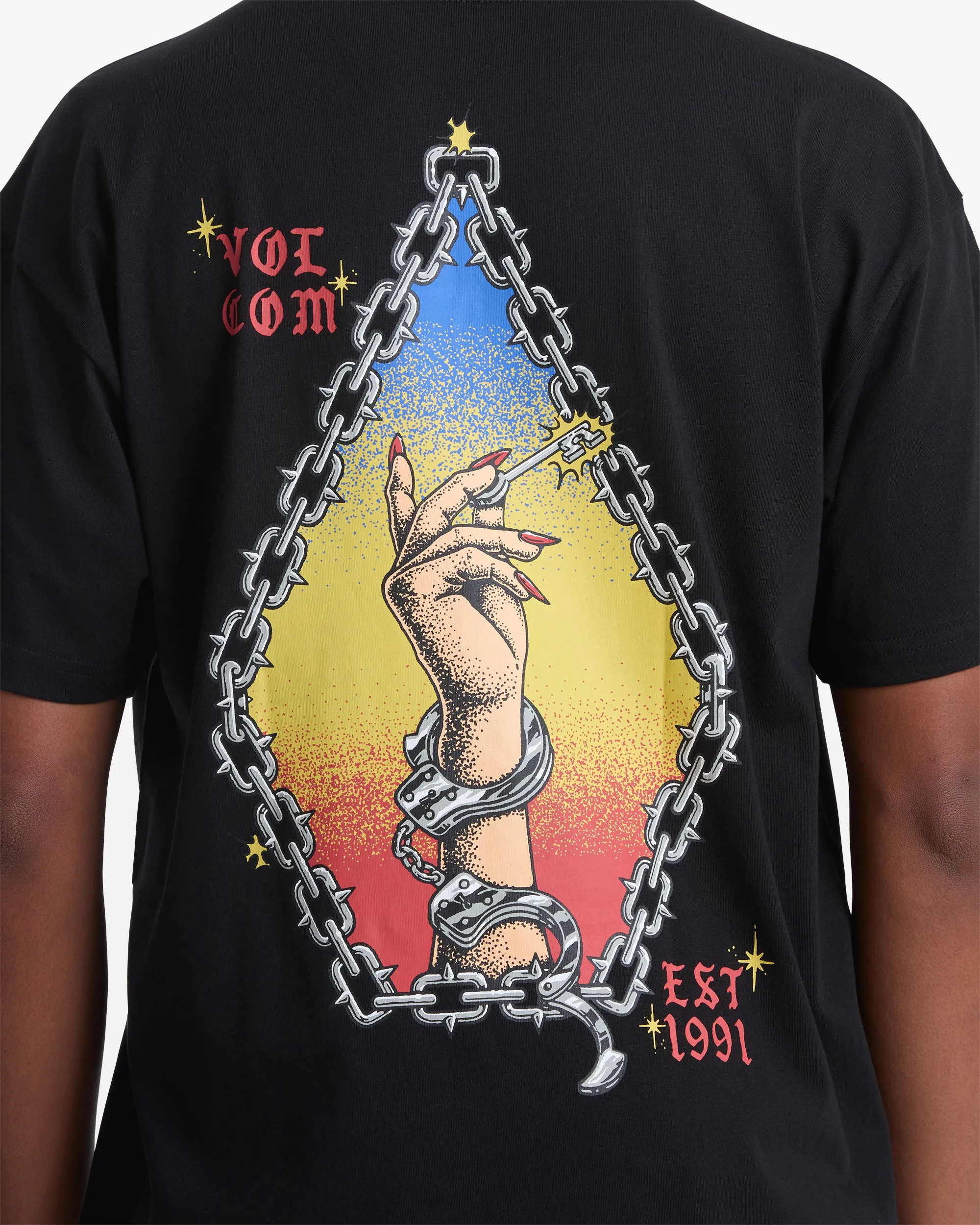 Men's Featured Artist Daniel Shepard Unlocked Short Sleeve Tee sold by Volcom product image thumbnail 3
