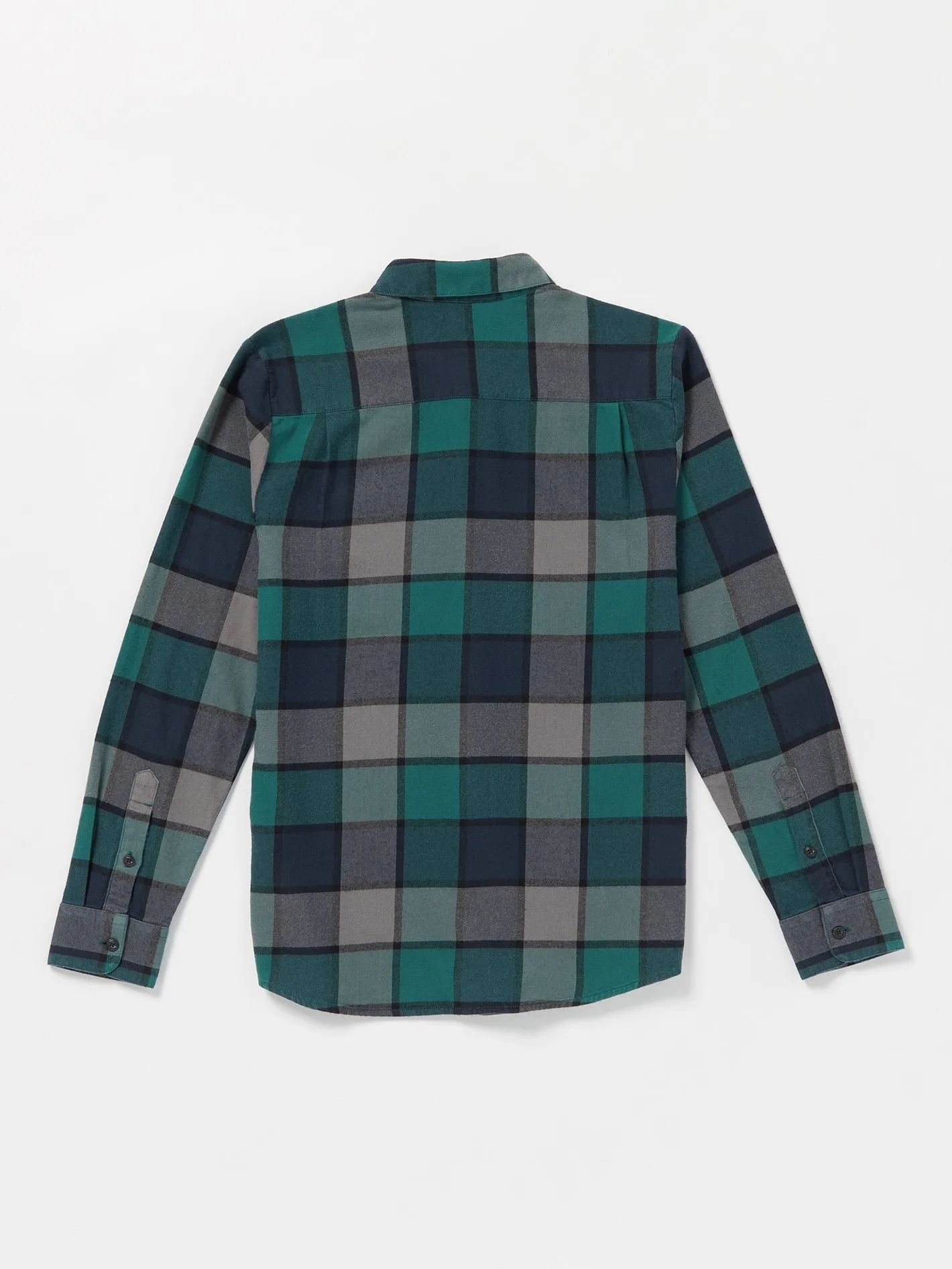 Caden Plaid Long Sleeve Shirt - Navy sold by Volcom product image thumbnail 2
