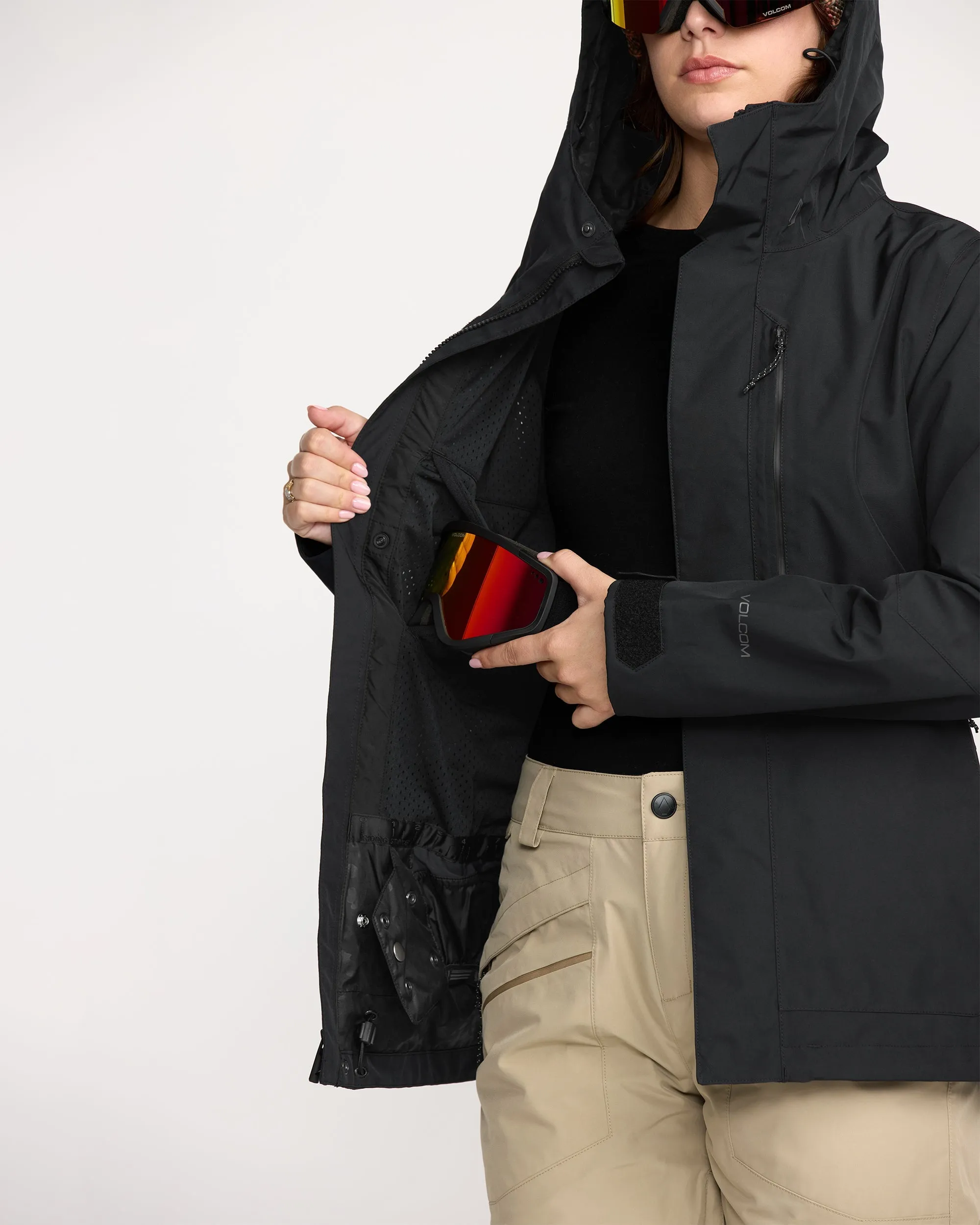 Women's V.Co Tech Eras Gore-Tex Insulated Jacket sold by Volcom product image thumbnail 4