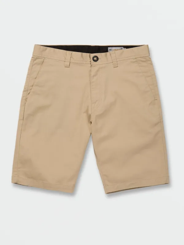 Frickin Modern Stretch Chino Shorts - Almond sold by Volcom