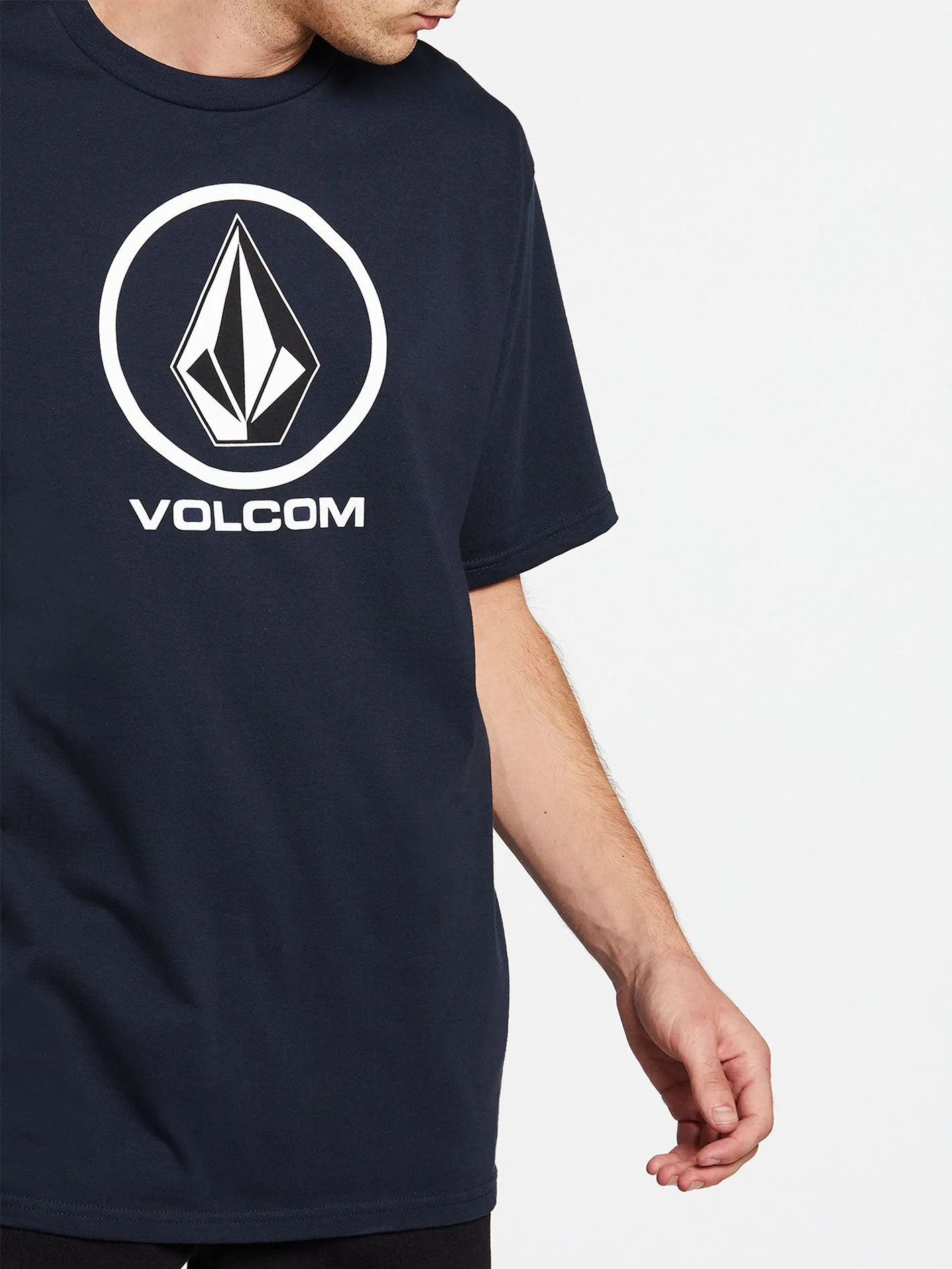 Crisp Stone Short Sleeve Tee - Navy sold by Volcom product image thumbnail 2