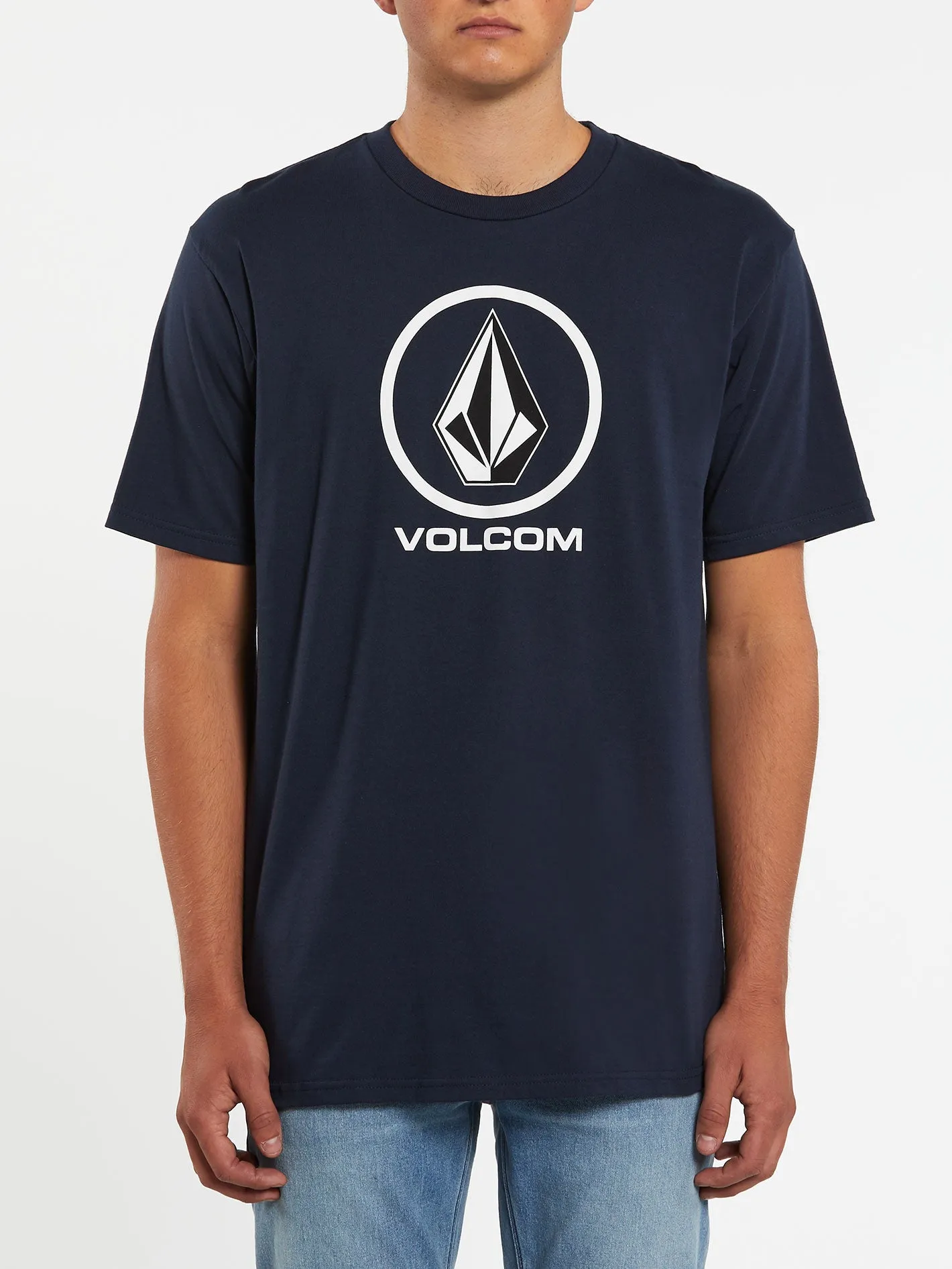 Crisp Stone Short Sleeve Tee - Navy sold by Volcom product image thumbnail 3