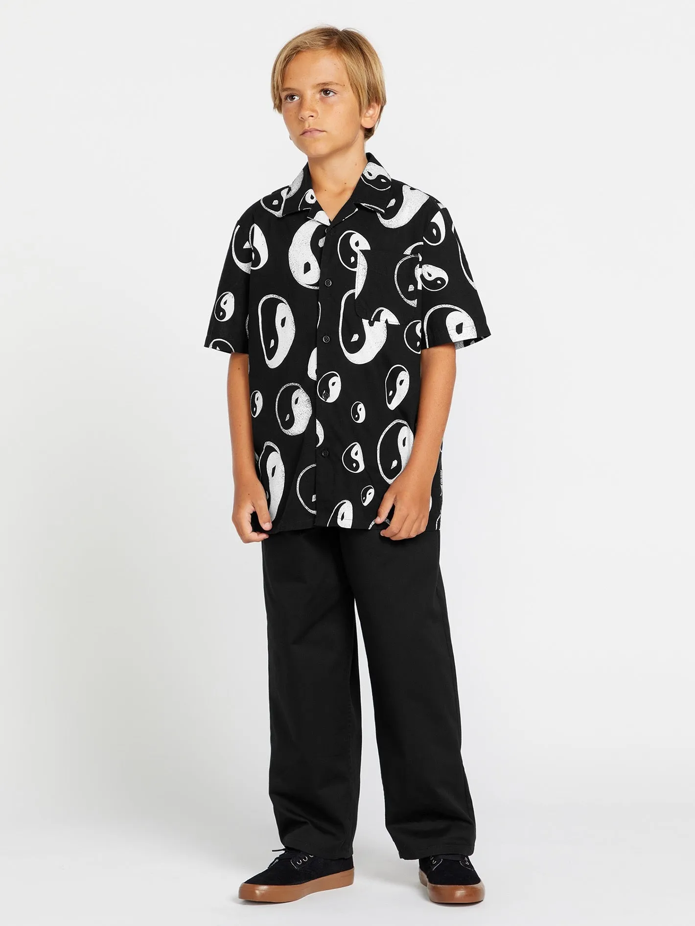 Big Boys Freazy Elastic Waist Pants - Black sold by Volcom product image thumbnail 3