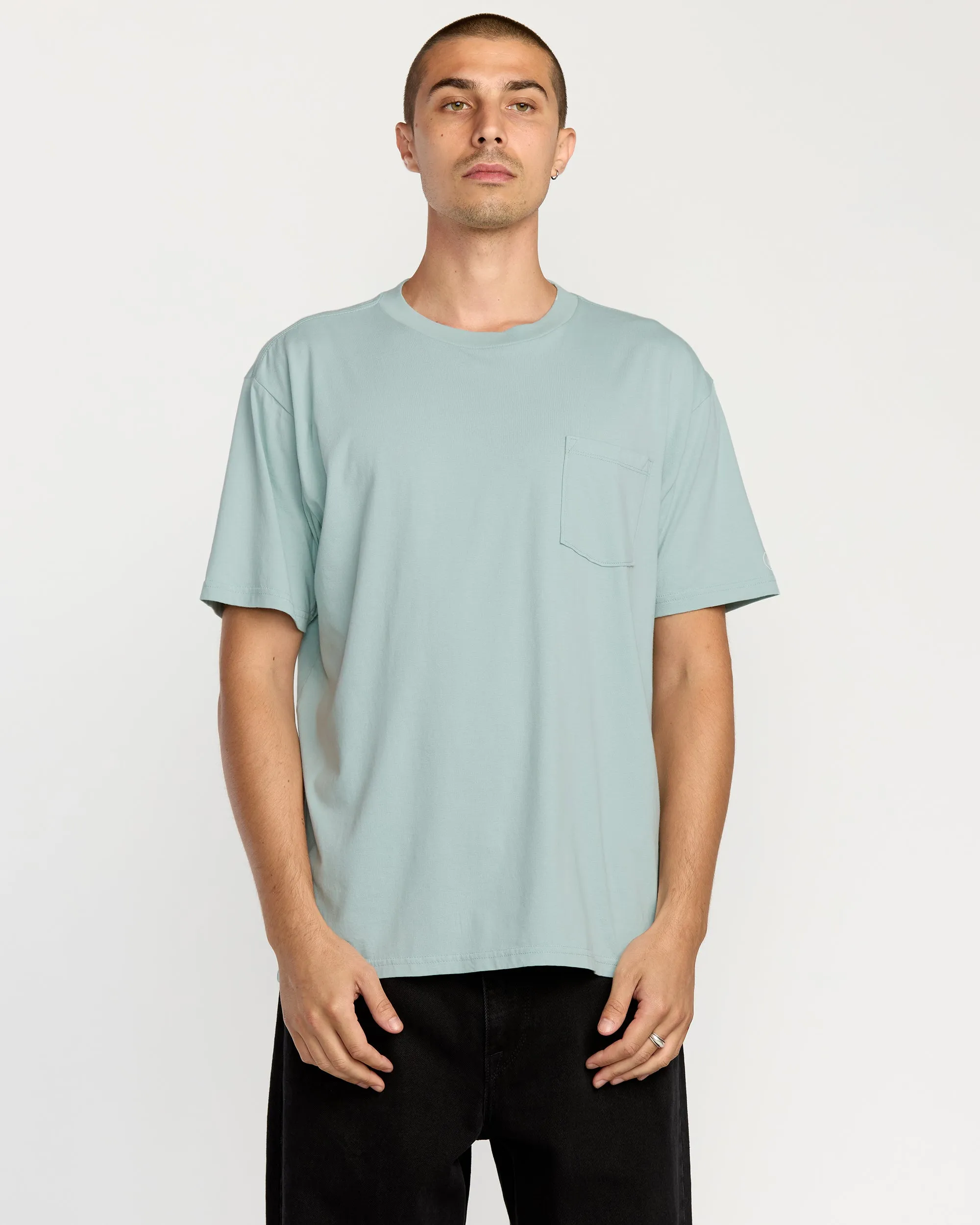 Men's Solid Short Sleeve Pocket Tee sold by Volcom product image thumbnail 3