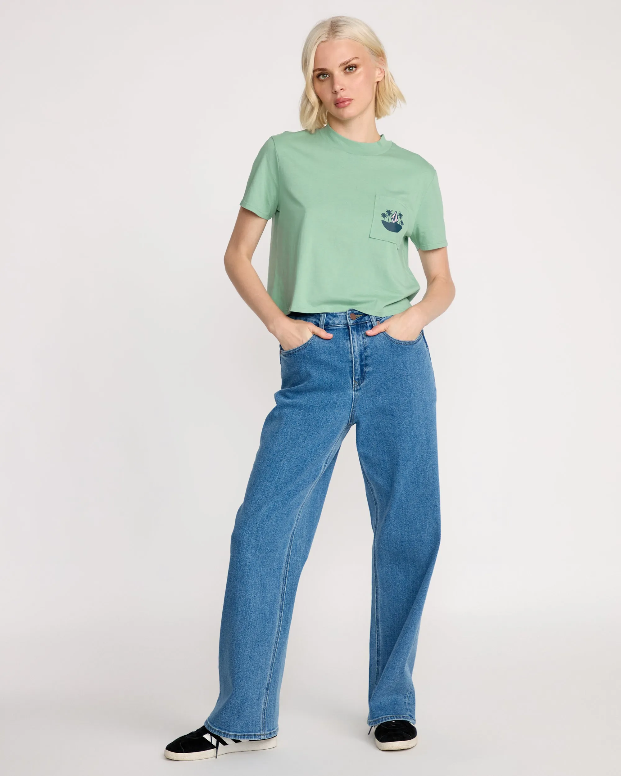 Women's Pocket Dial Tee sold by Volcom product image thumbnail 4