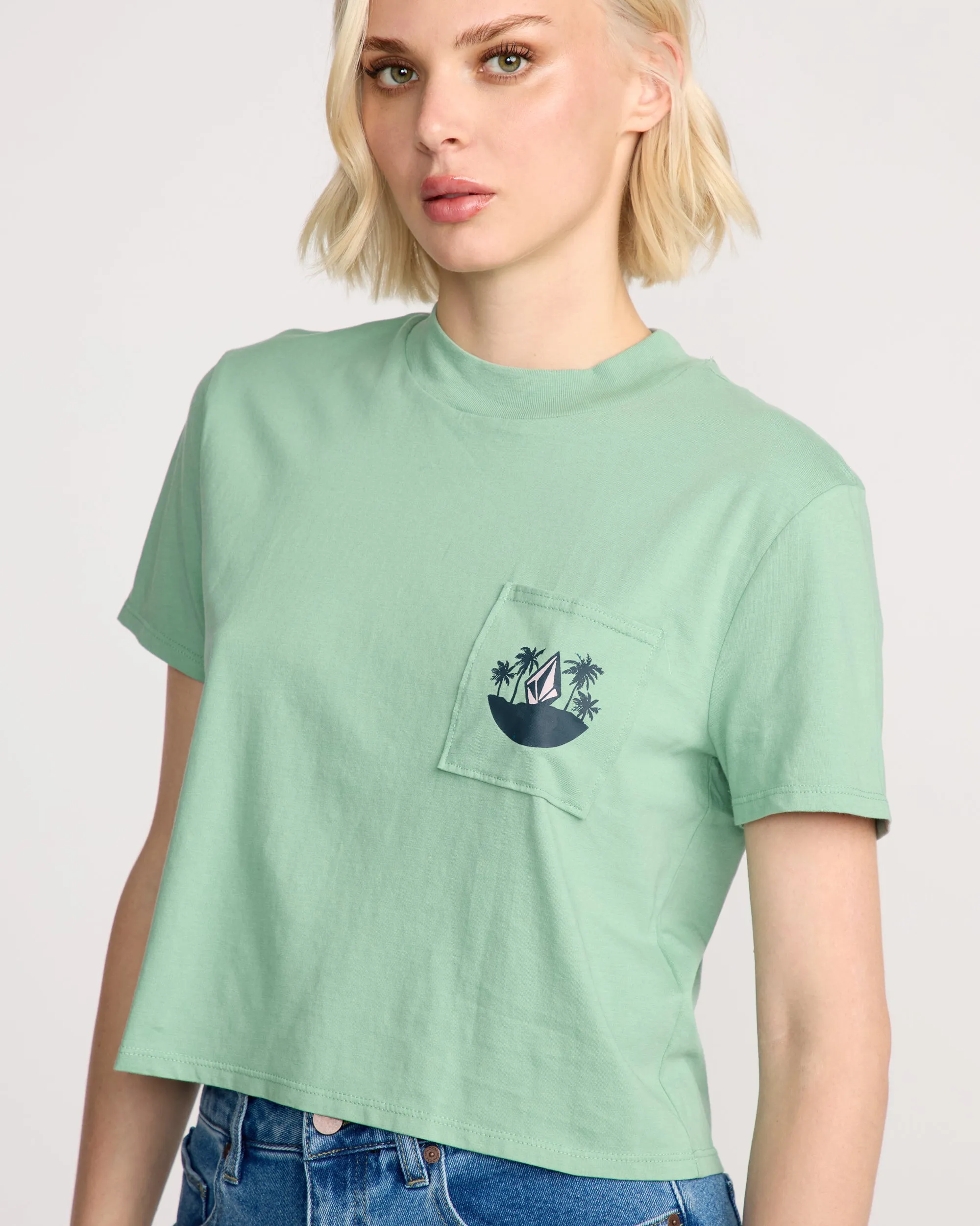 Women's Pocket Dial Tee sold by Volcom