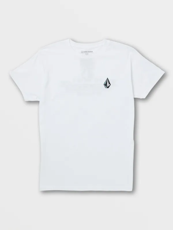 Mens Blaquedout Short Sleeve Tee - White sold by Volcom