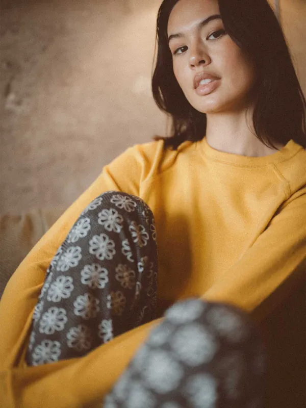 Lived in Lounge Crew Sweatshirt - Dijon sold by Volcom