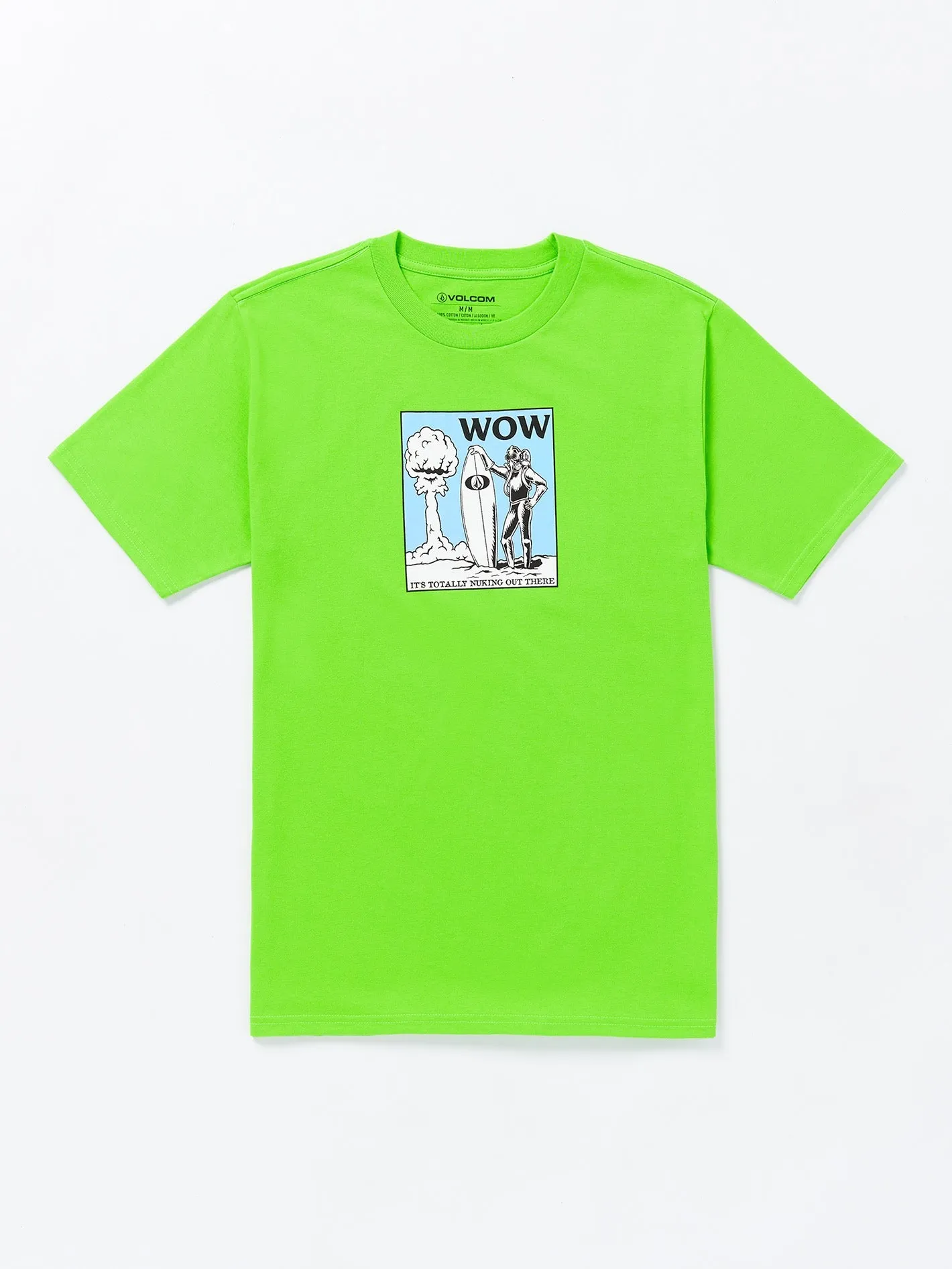 Wow Short Sleeve Tee - Electric Green sold by Volcom product image thumbnail 3