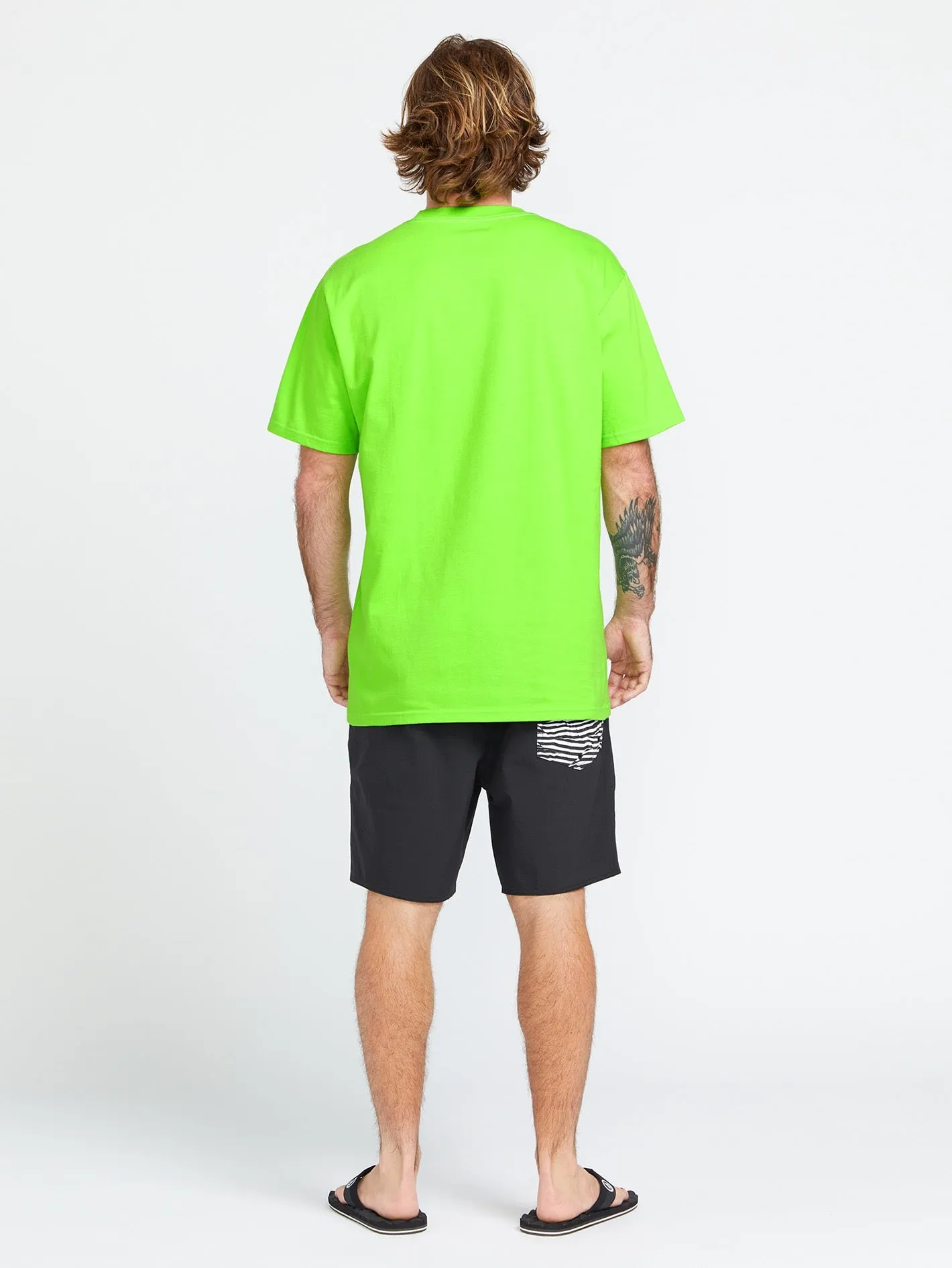 Wow Short Sleeve Tee - Electric Green sold by Volcom product image thumbnail 2