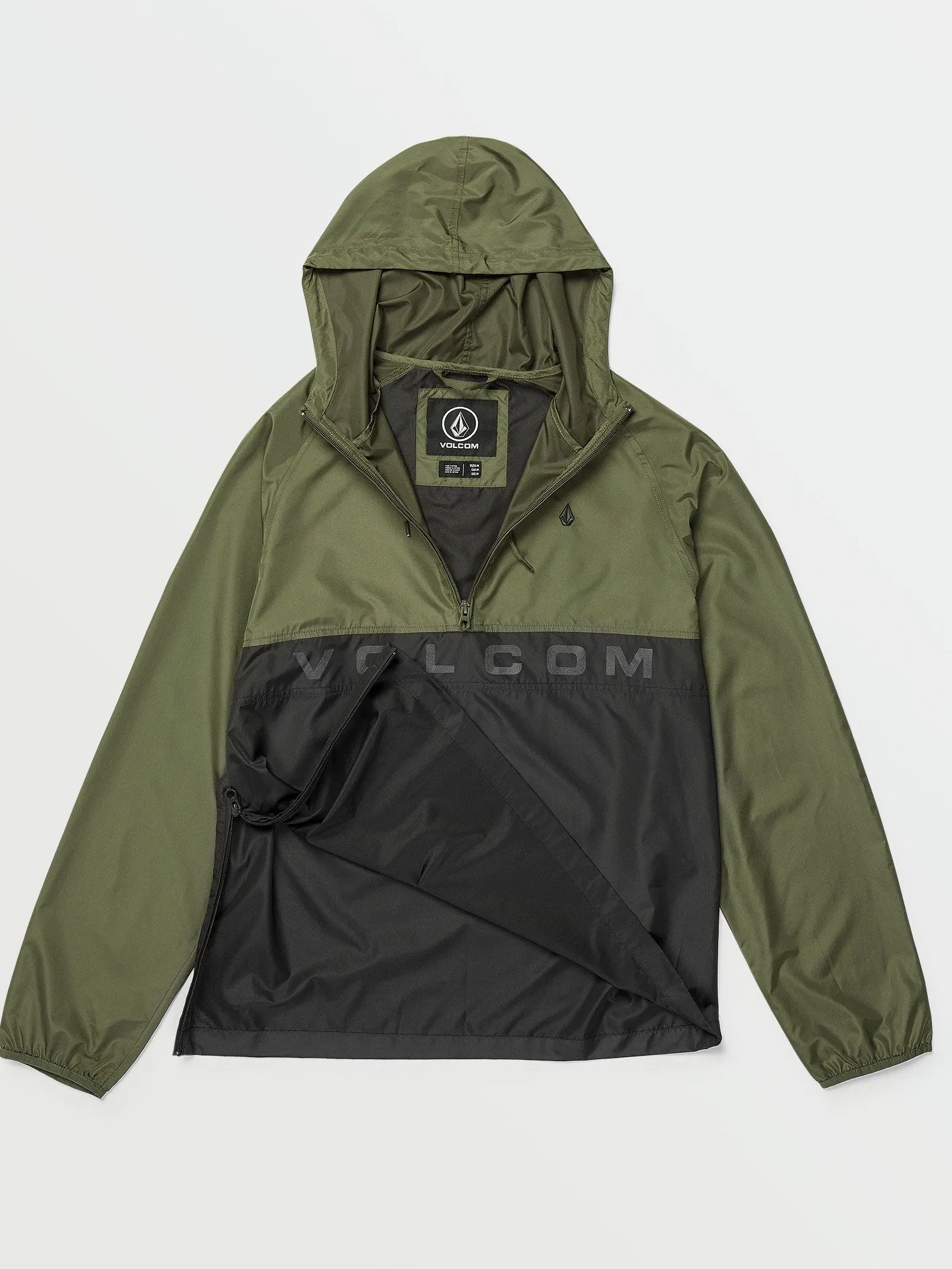 VOLCOM アノラックジャケット グリーン/ブラック Eckerton Jacket - Military | Parallel