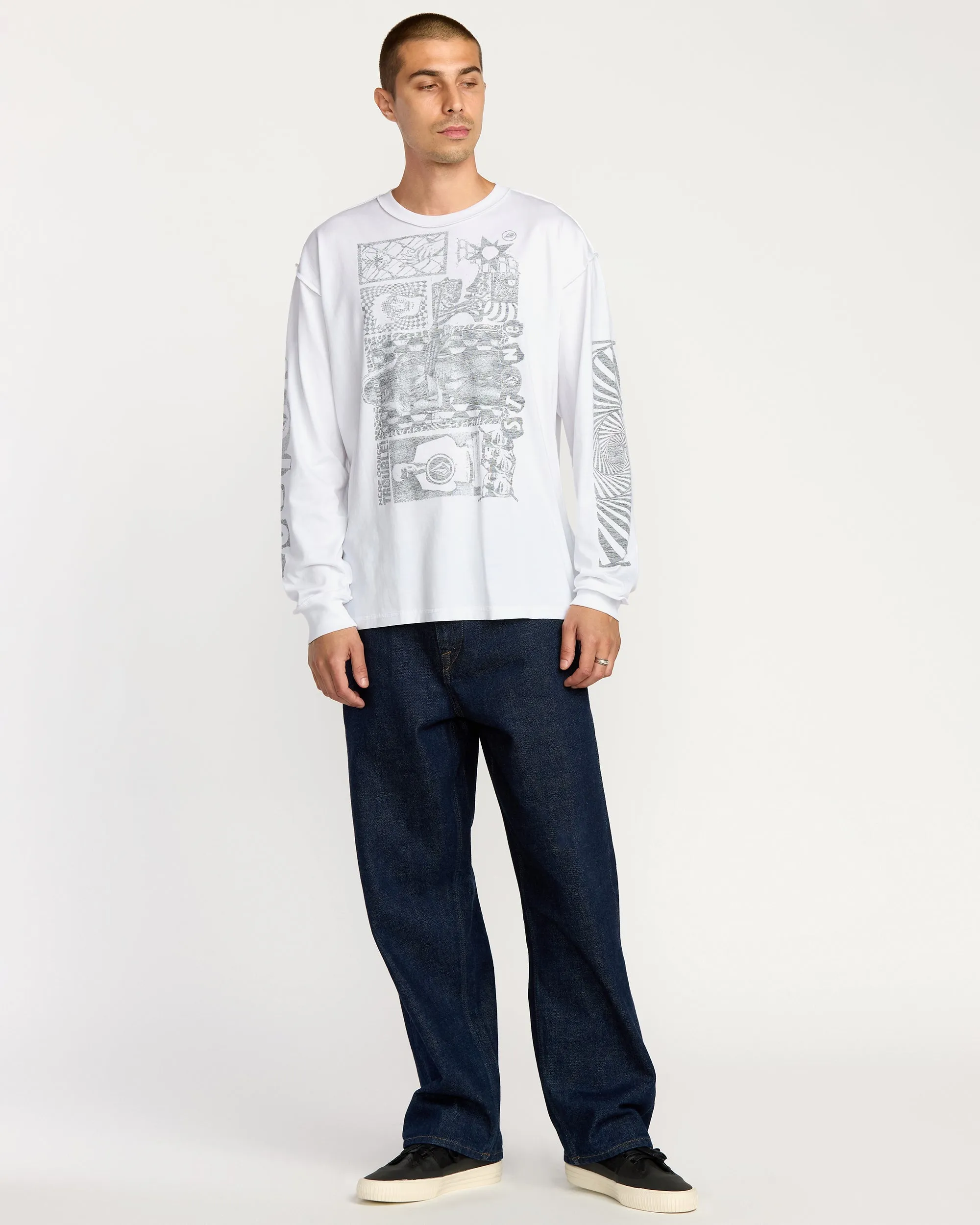 Men's Povj Long Sleeve Tee sold by Volcom product image thumbnail 2