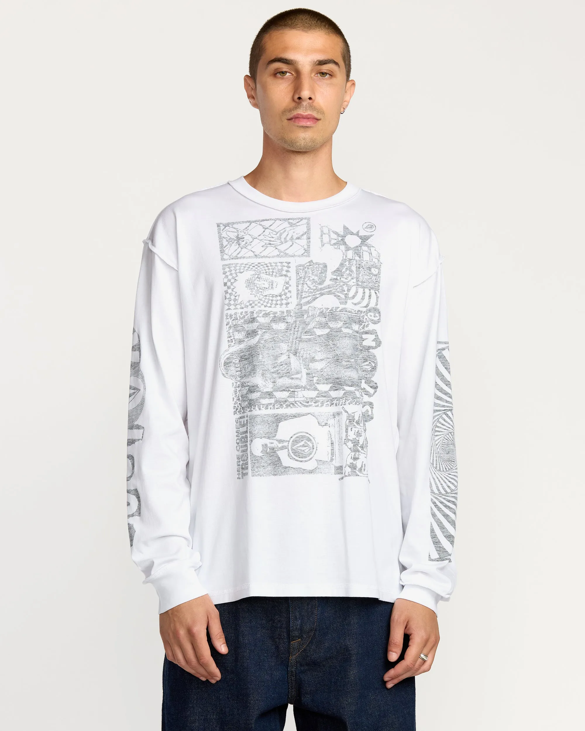 Men's Povj Long Sleeve Tee sold by Volcom product image thumbnail 3