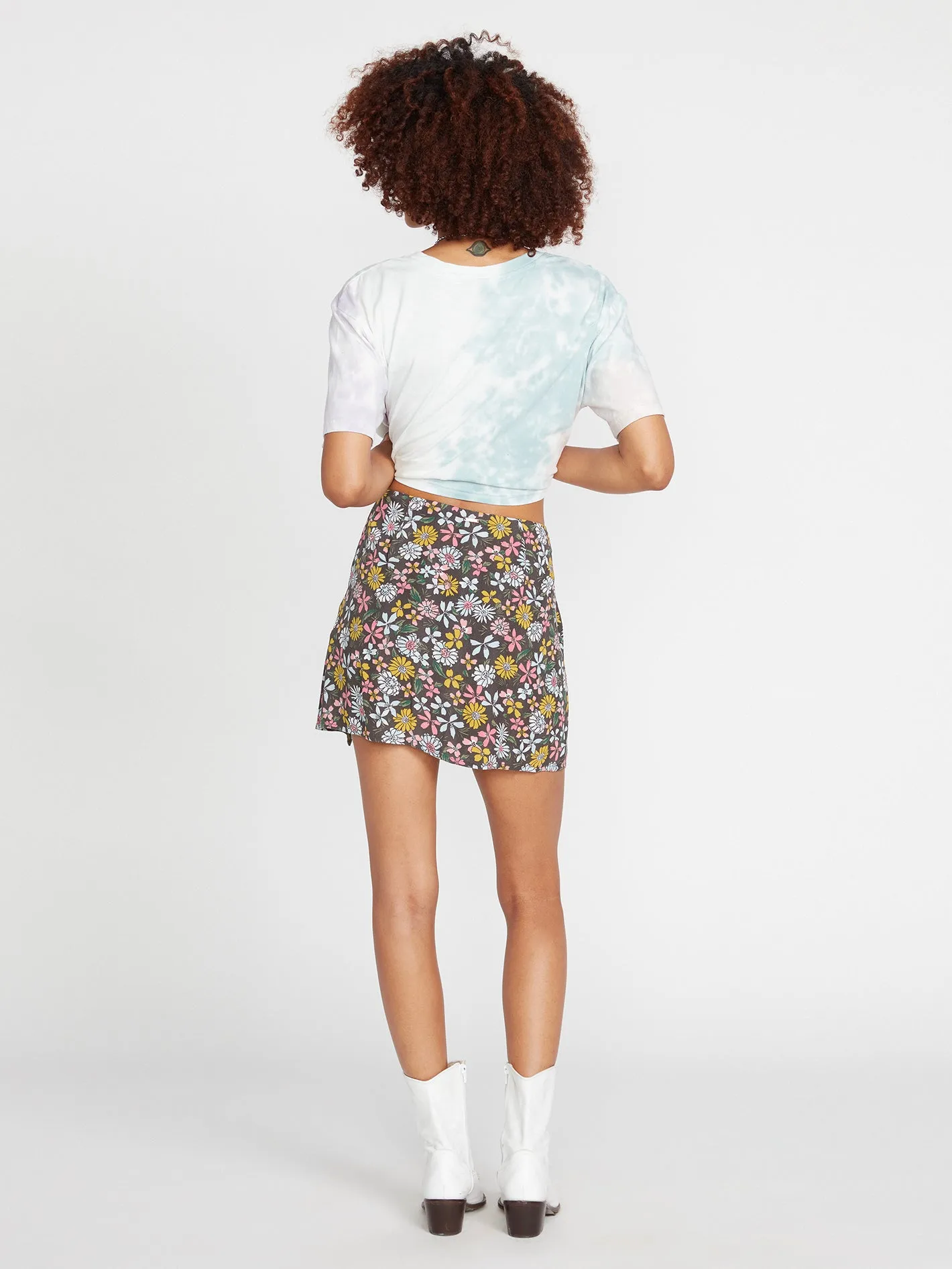 Happy Dazee Mini Skirt - Espresso sold by Volcom product image thumbnail 3