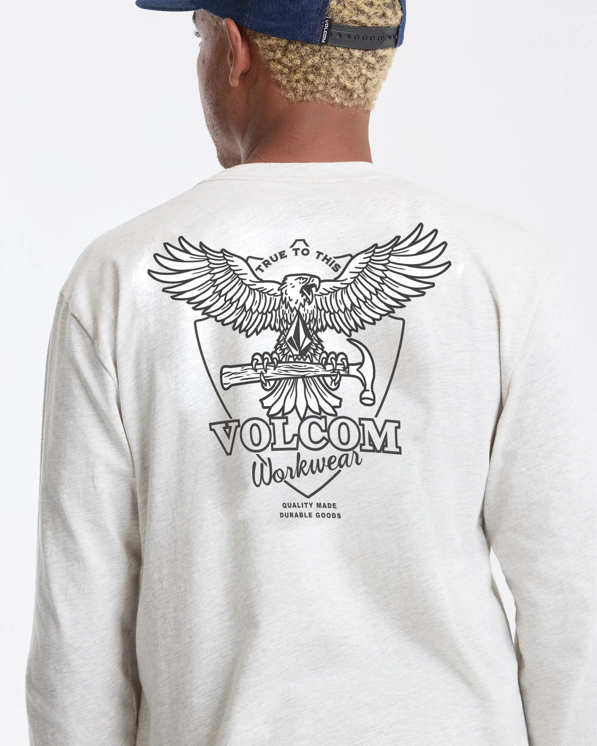 Men's Hammered Long Sleeve Tee sold by Volcom product image thumbnail 4