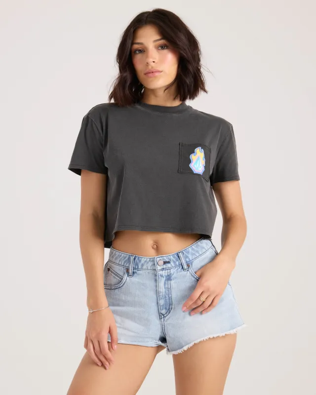 Women's Pocket Dial Tee sold by Volcom