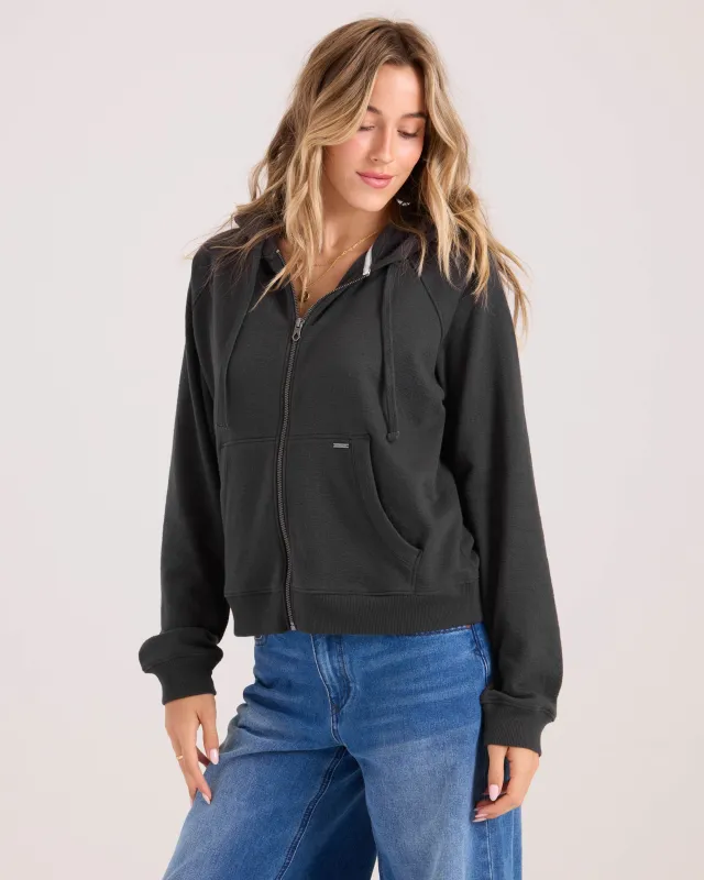Women's Lived In Fleece Zip Hoodie sold by Volcom