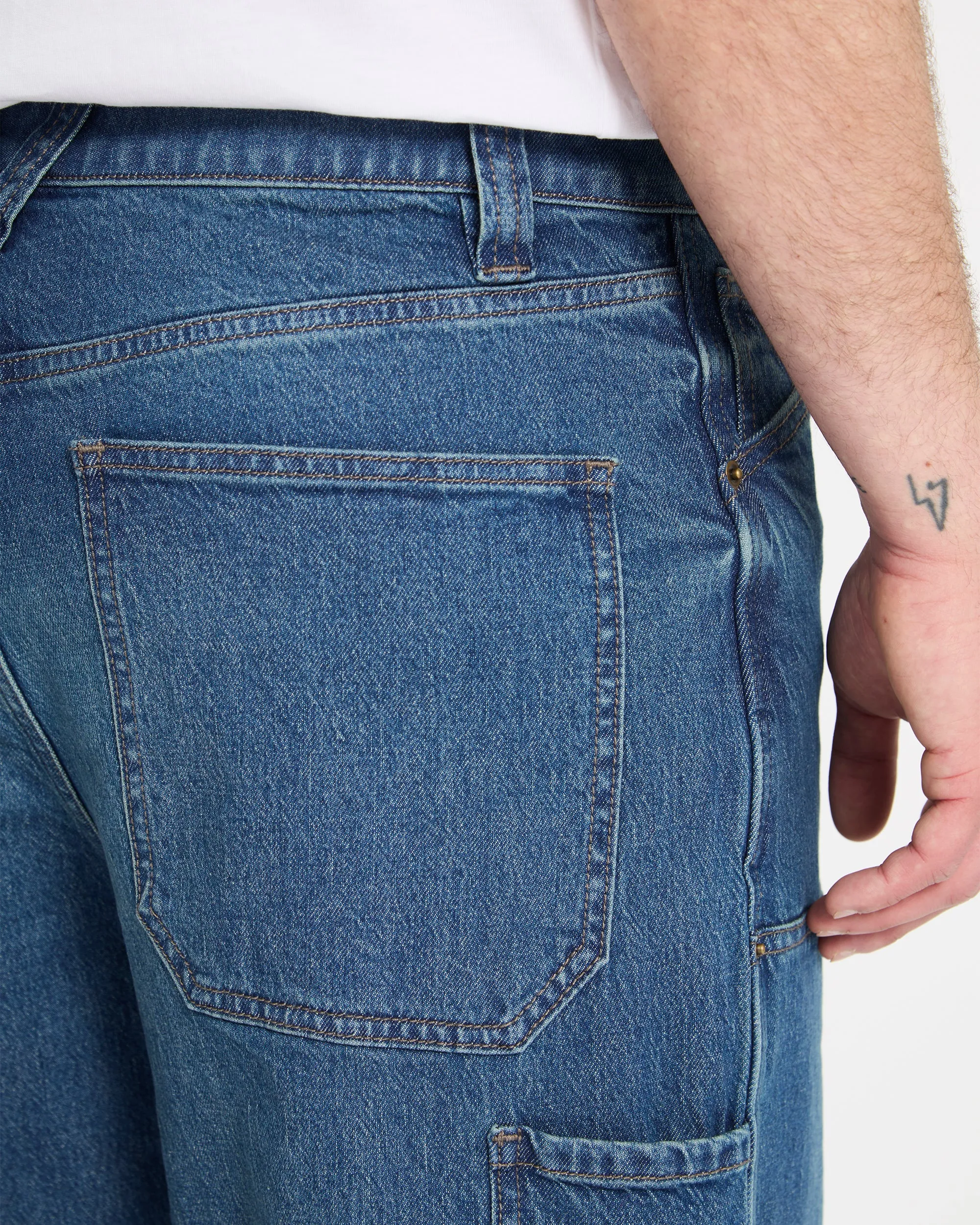 Men's Work Carpenter Denim Pants sold by Volcom product image thumbnail 3