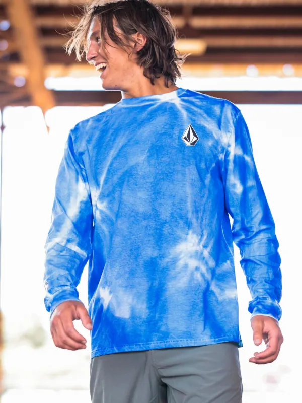Iconic Stone Stardye Long Sleeve Tee - Maliblue sold by Volcom