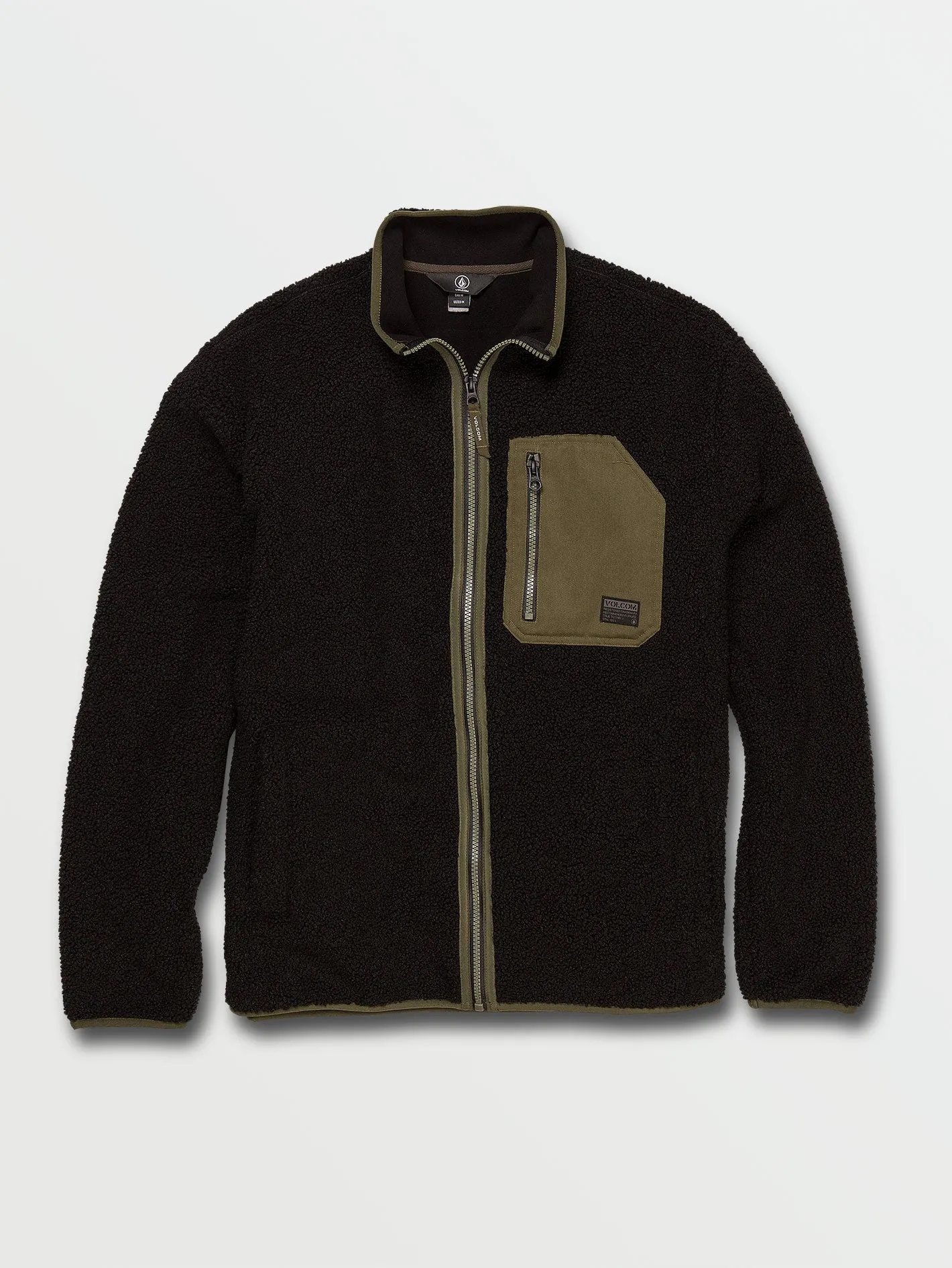 Muzzer Fuzzar Zip Hoodie - New Black sold by Volcom product image thumbnail 3