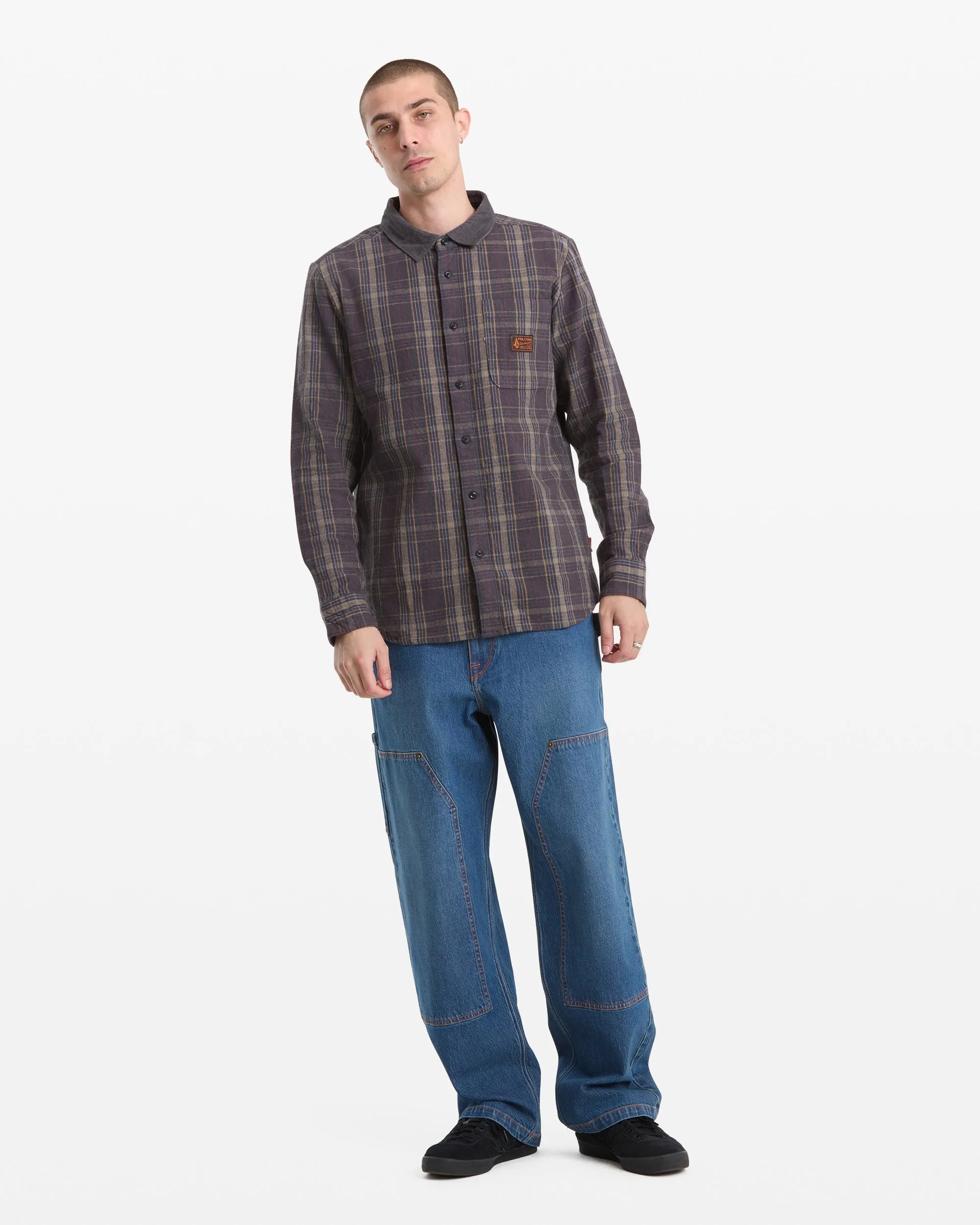 Men's Stonevise Plaid Long Sleeve Shirt sold by Volcom product image thumbnail 5