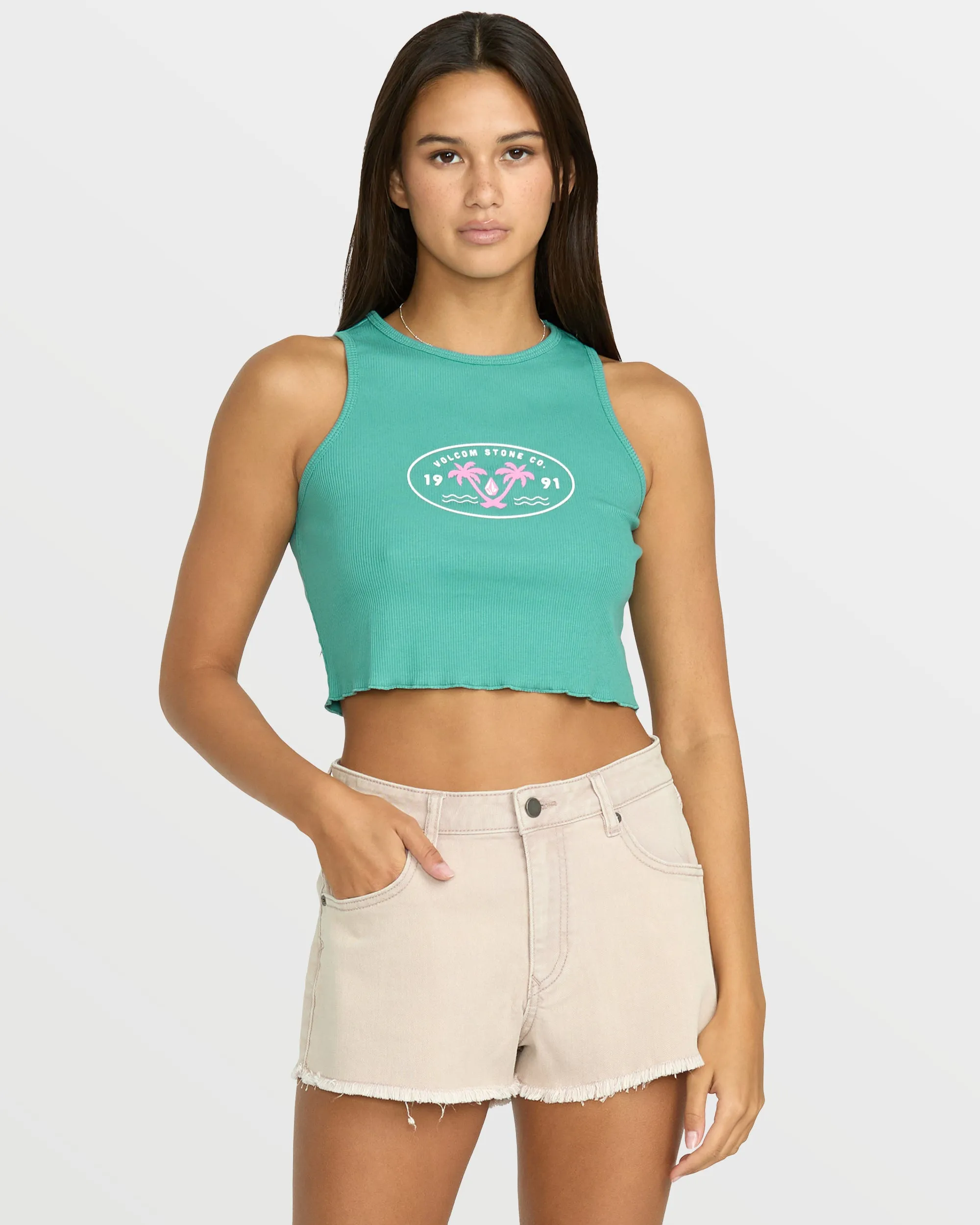 Women's Stone Mid Tank sold by Volcom