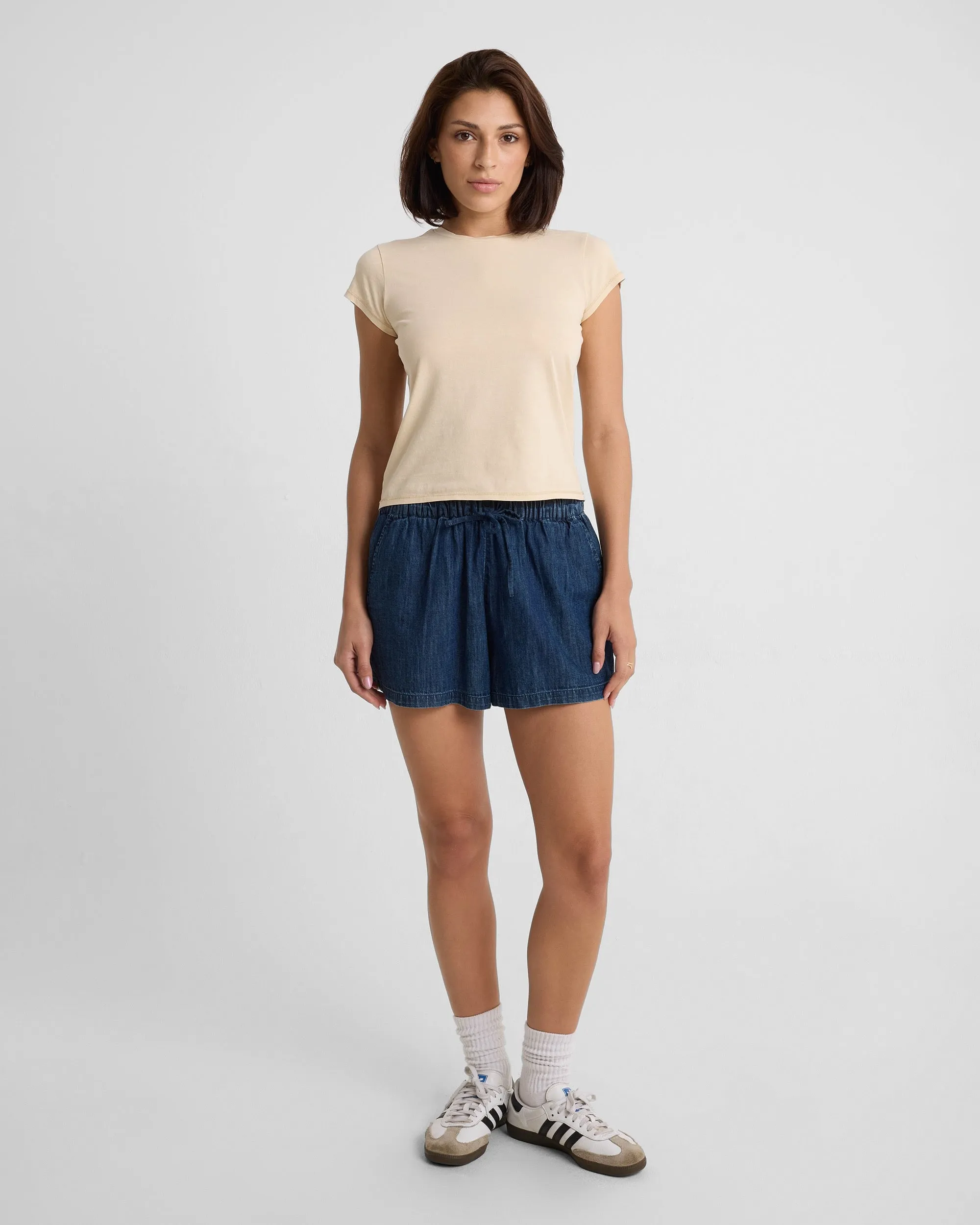 Women's Lived In Stone Wash Short Sleeve Tee sold by Volcom product image thumbnail 5