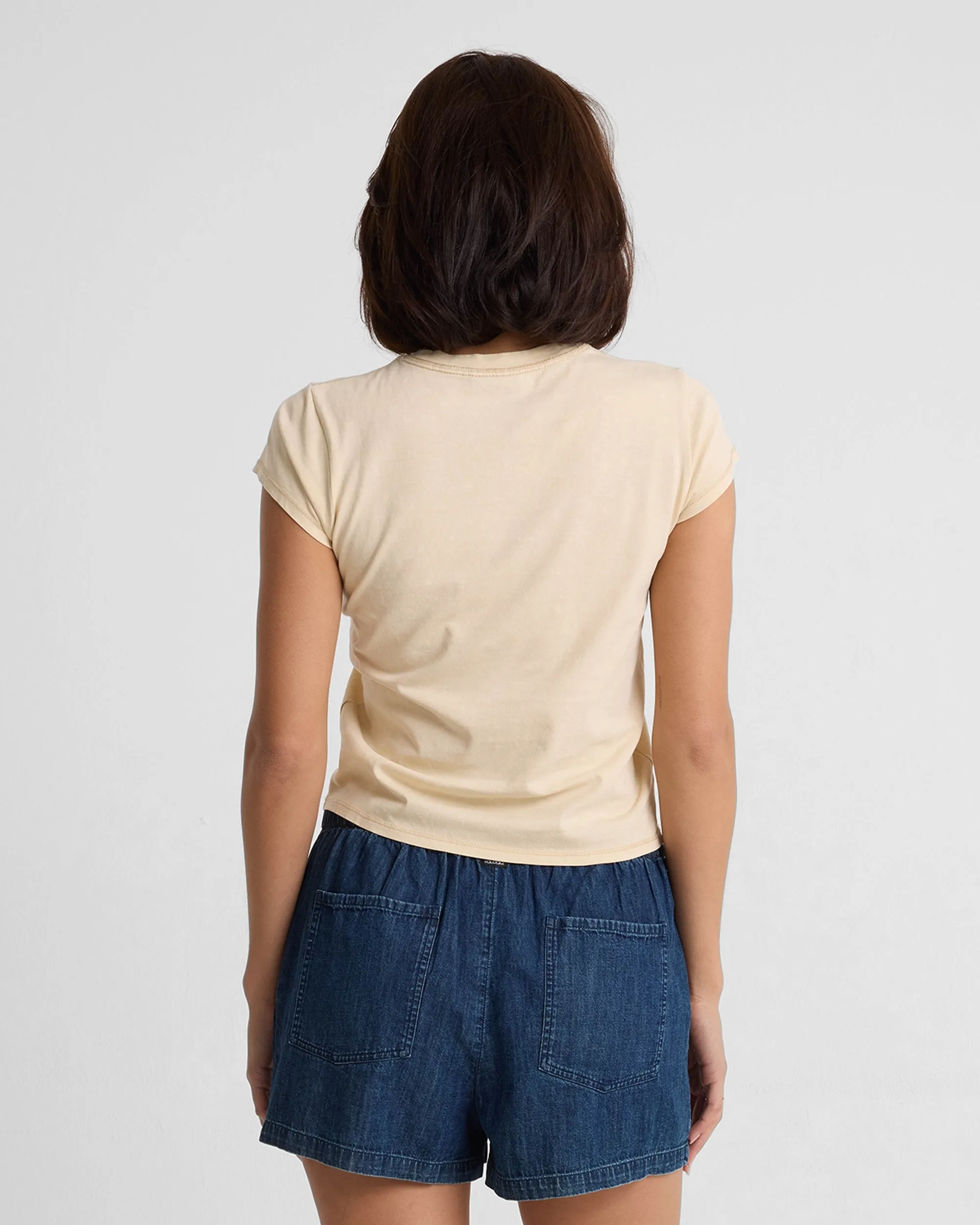 Women's Lived In Stone Wash Short Sleeve Tee sold by Volcom product image thumbnail 2