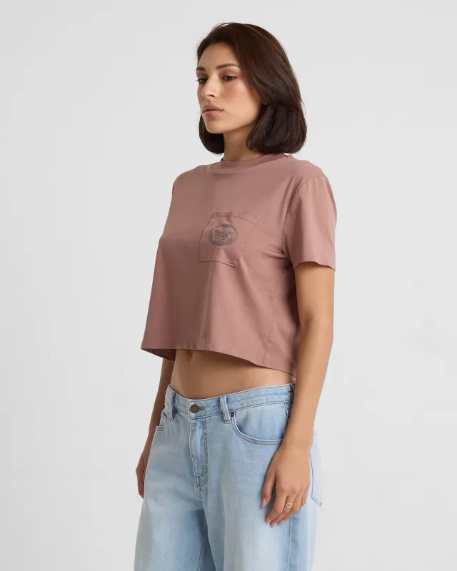 Women's Pocket Dial Short Sleeve Tee made by Volcom