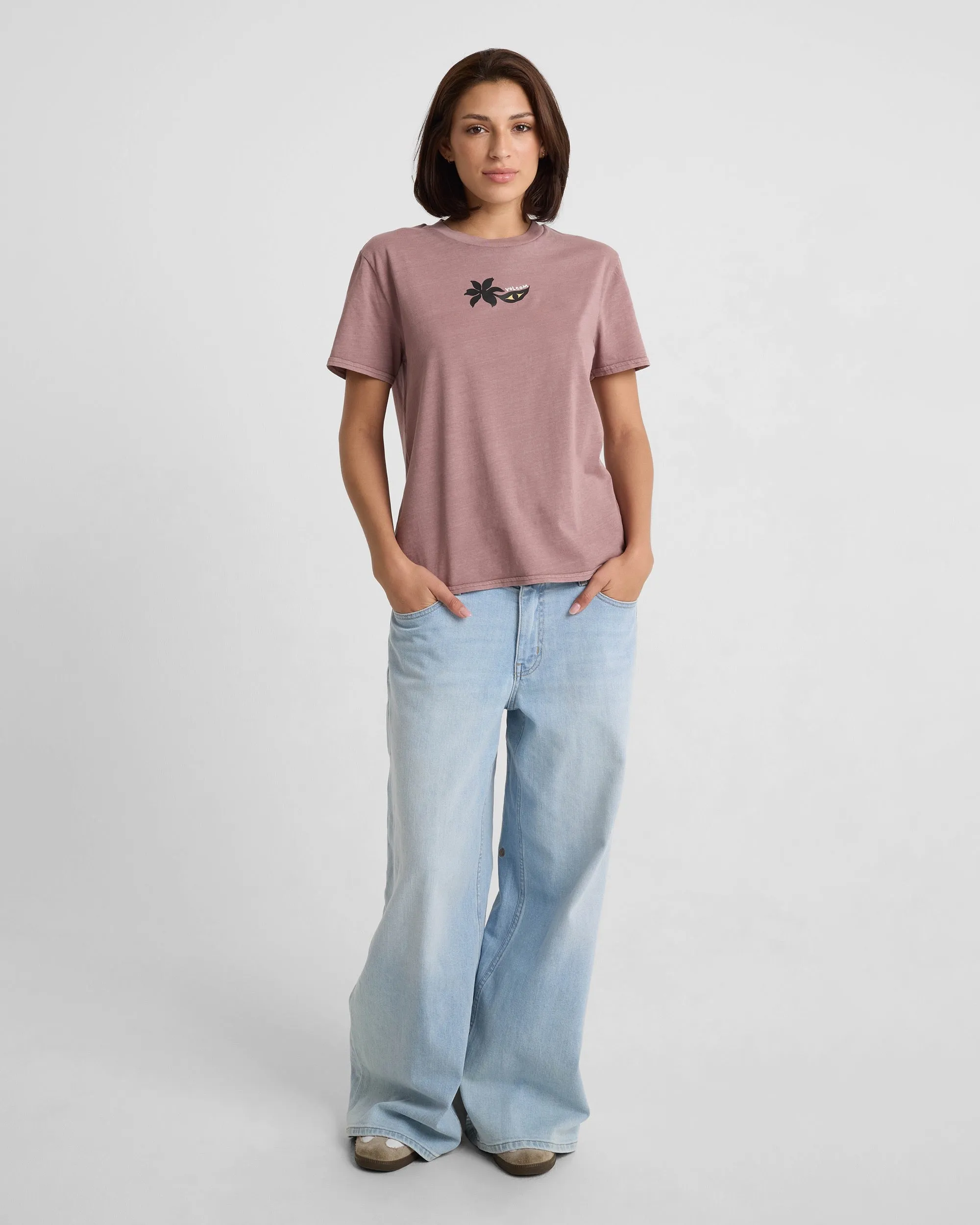 Women's Lock It Up Short Sleeve Tee sold by Volcom product image thumbnail 5