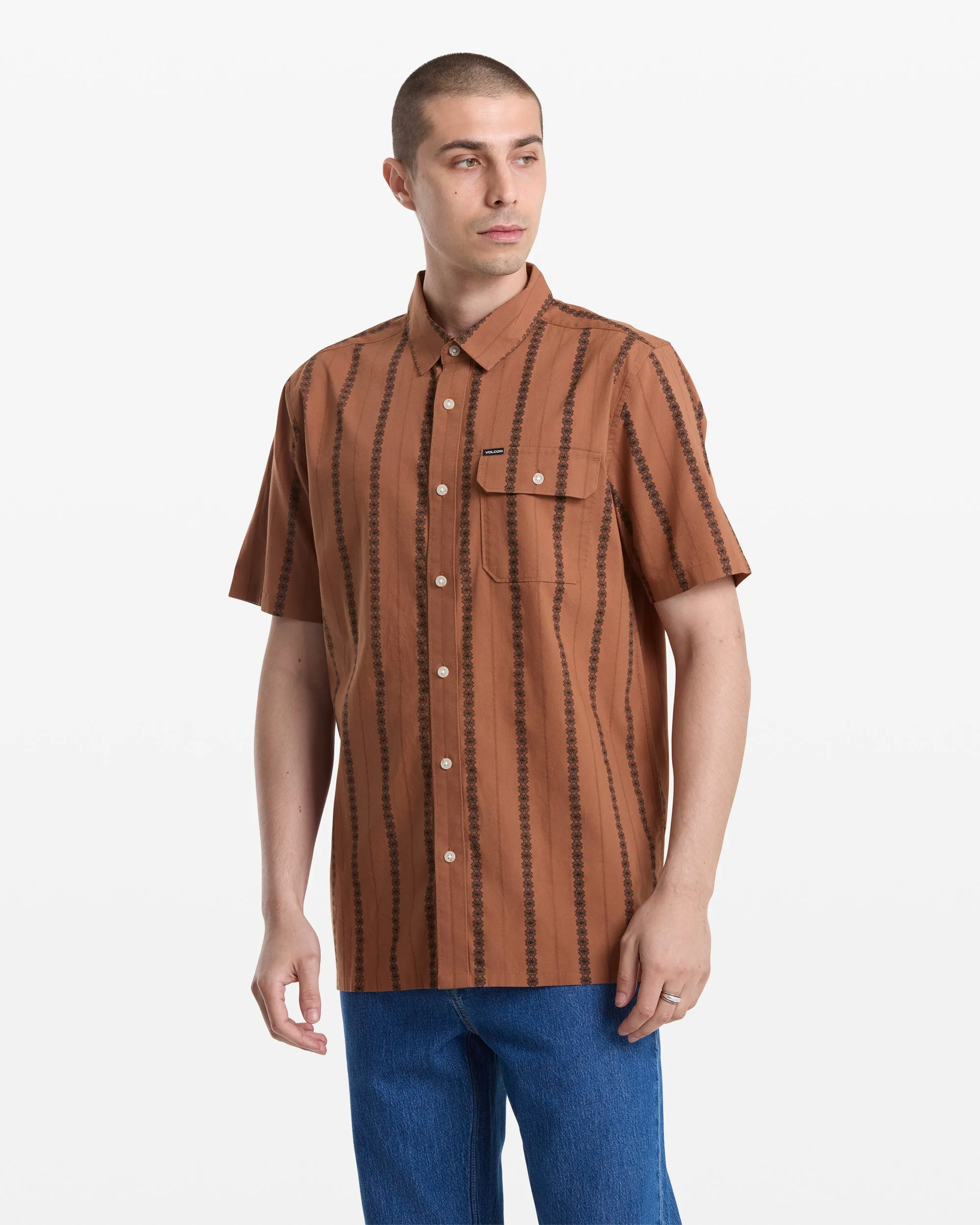 Men's Whitworth Short Sleeve Shirt sold by Volcom product image thumbnail 3