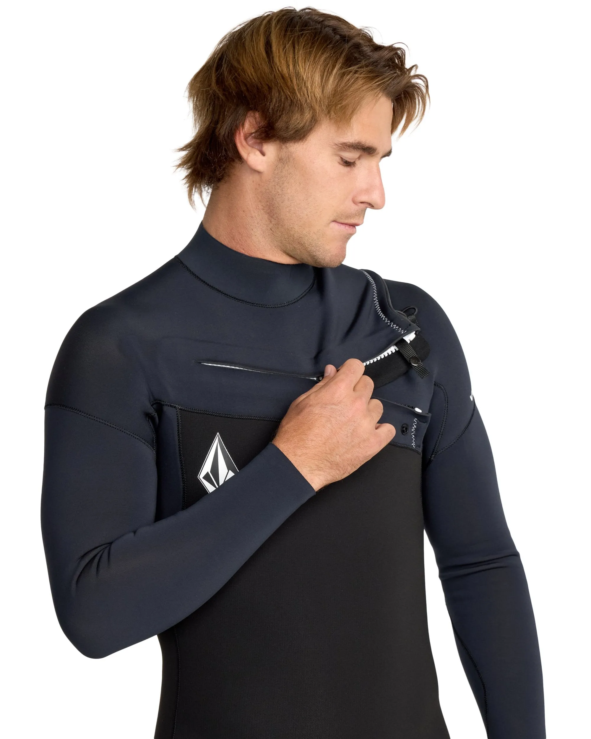 Men's 4/3 Modulator Chest Zip Full Wetsuit sold by Volcom product image thumbnail 3