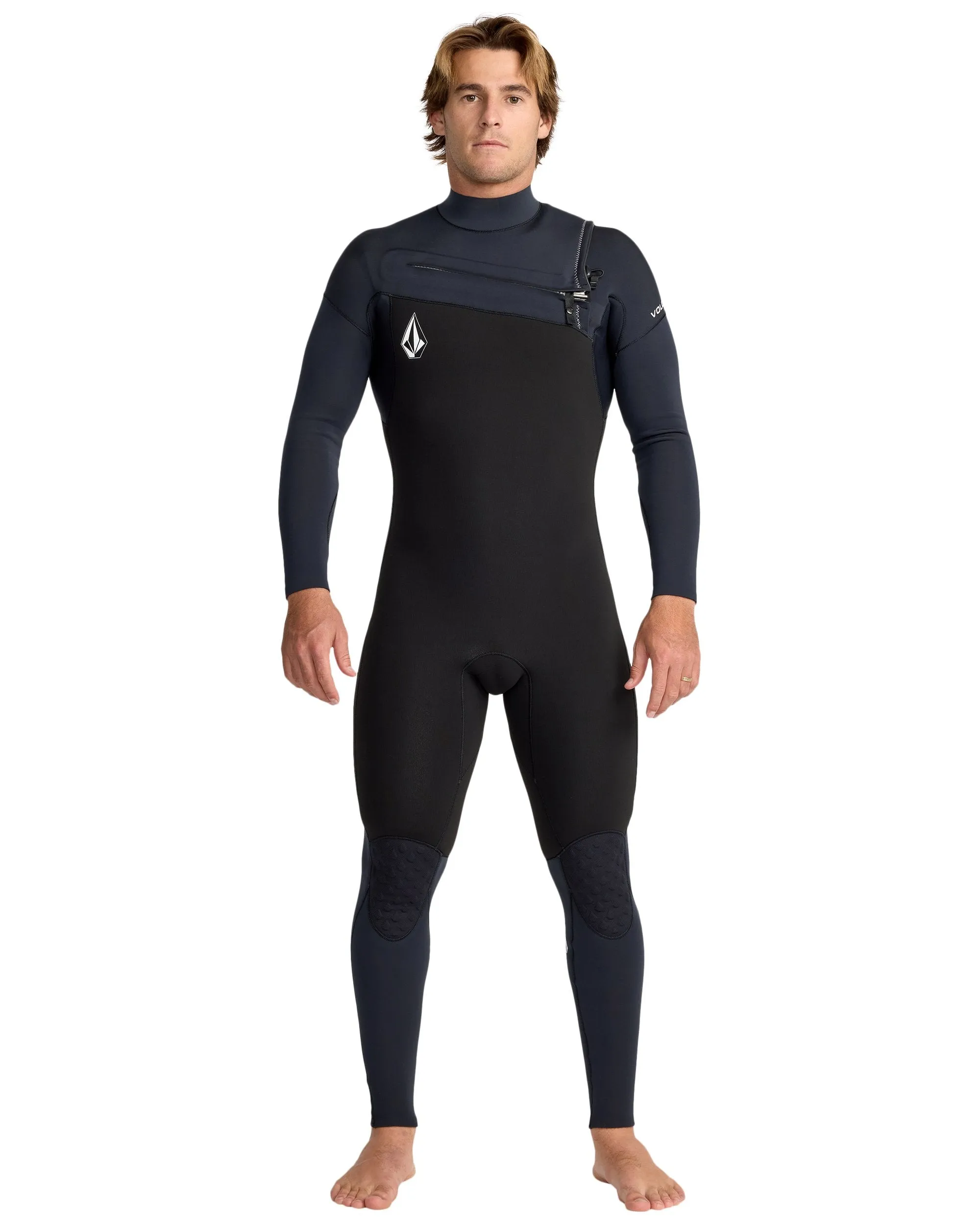 Men's 4/3 Modulator Chest Zip Full Wetsuit sold by Volcom