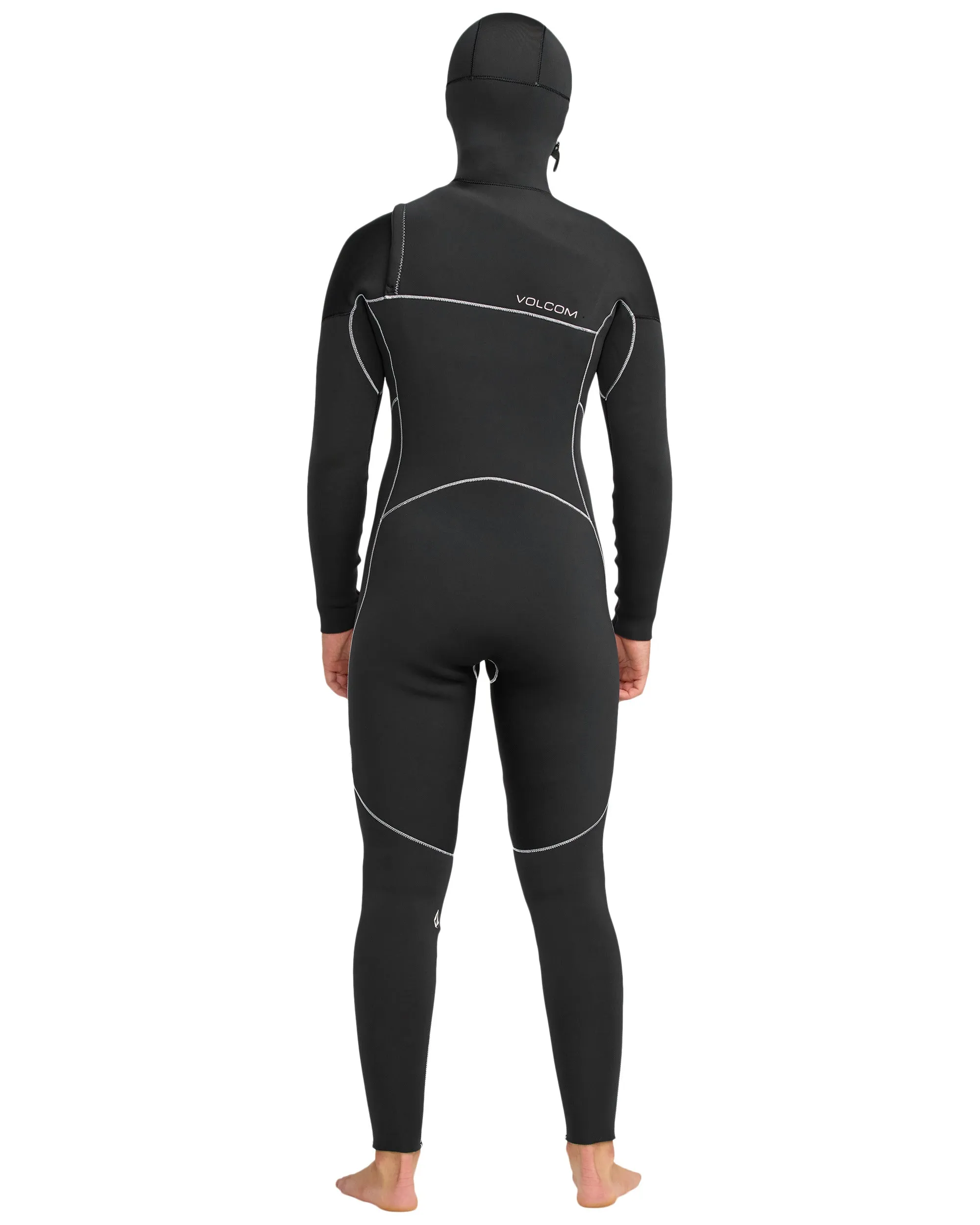 Women's 5/4 Modulator Chest Zip Hooded Full Wetsuit sold by Volcom product image thumbnail 2
