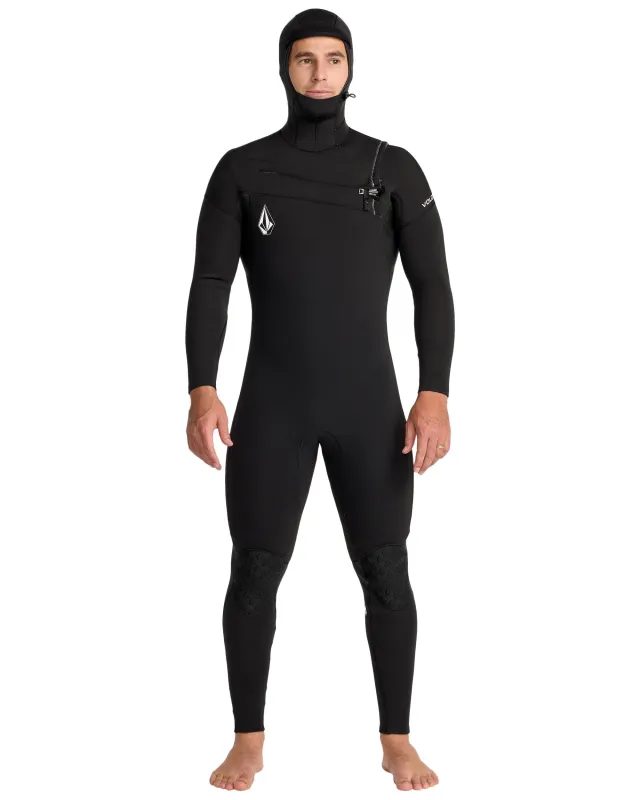 Men's 4/3MM Hooded Chest Zip Full Wetsuit sold by Volcom