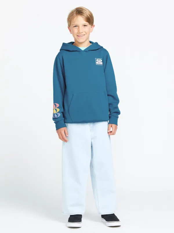 Little Boys Stone Badge Sweatshirt - Dark Blue sold by Volcom