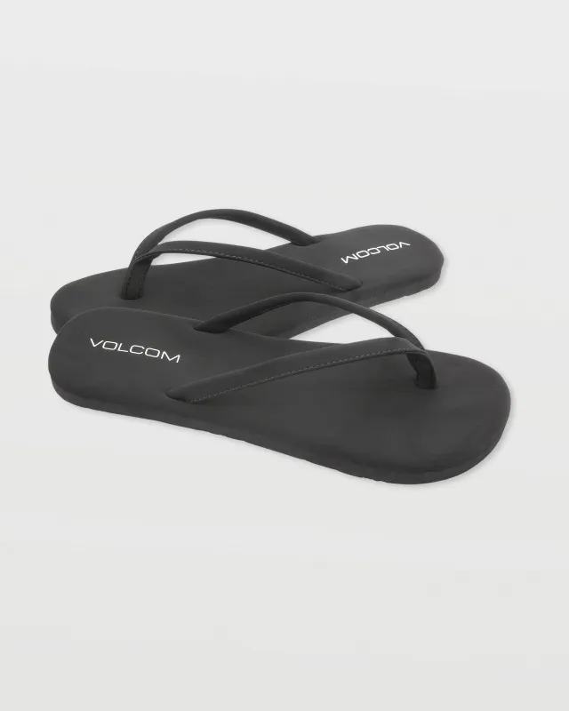 Women's Vibes Flip-Flops made by Volcom