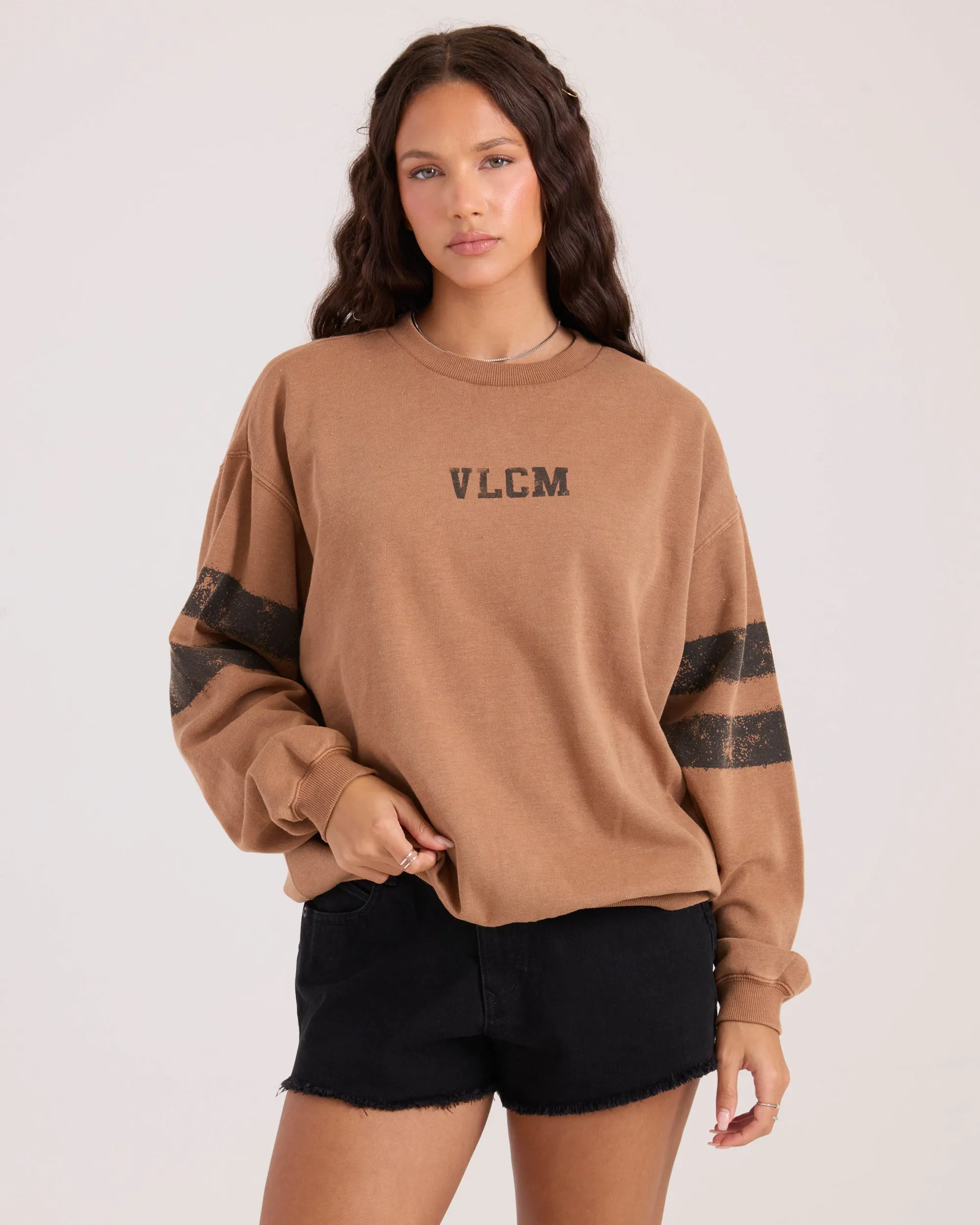 Women's Levy Crew Fleece sold by Volcom